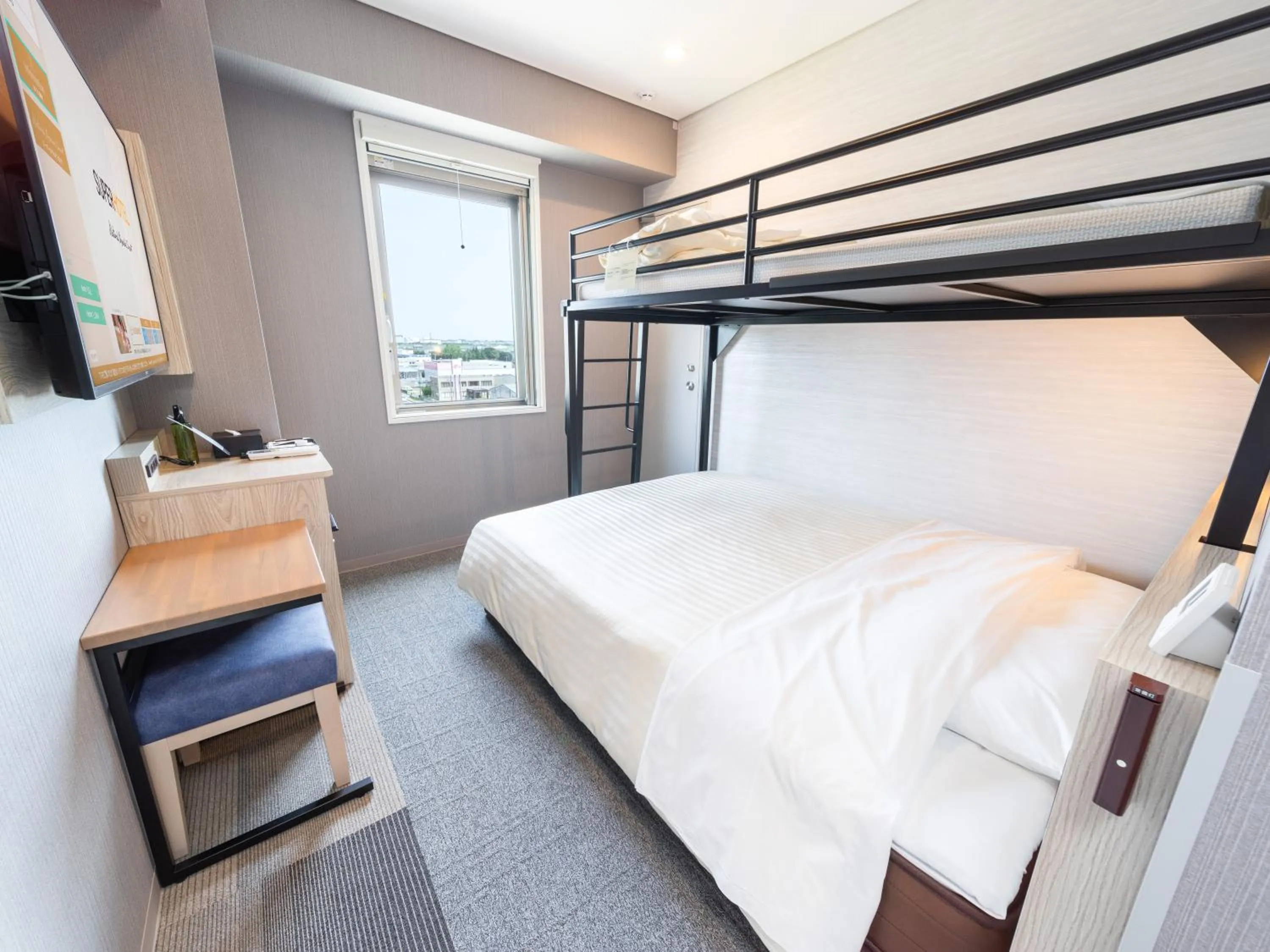 Photo of the whole room, Bed in Super Hotel Sendai Airport Inter