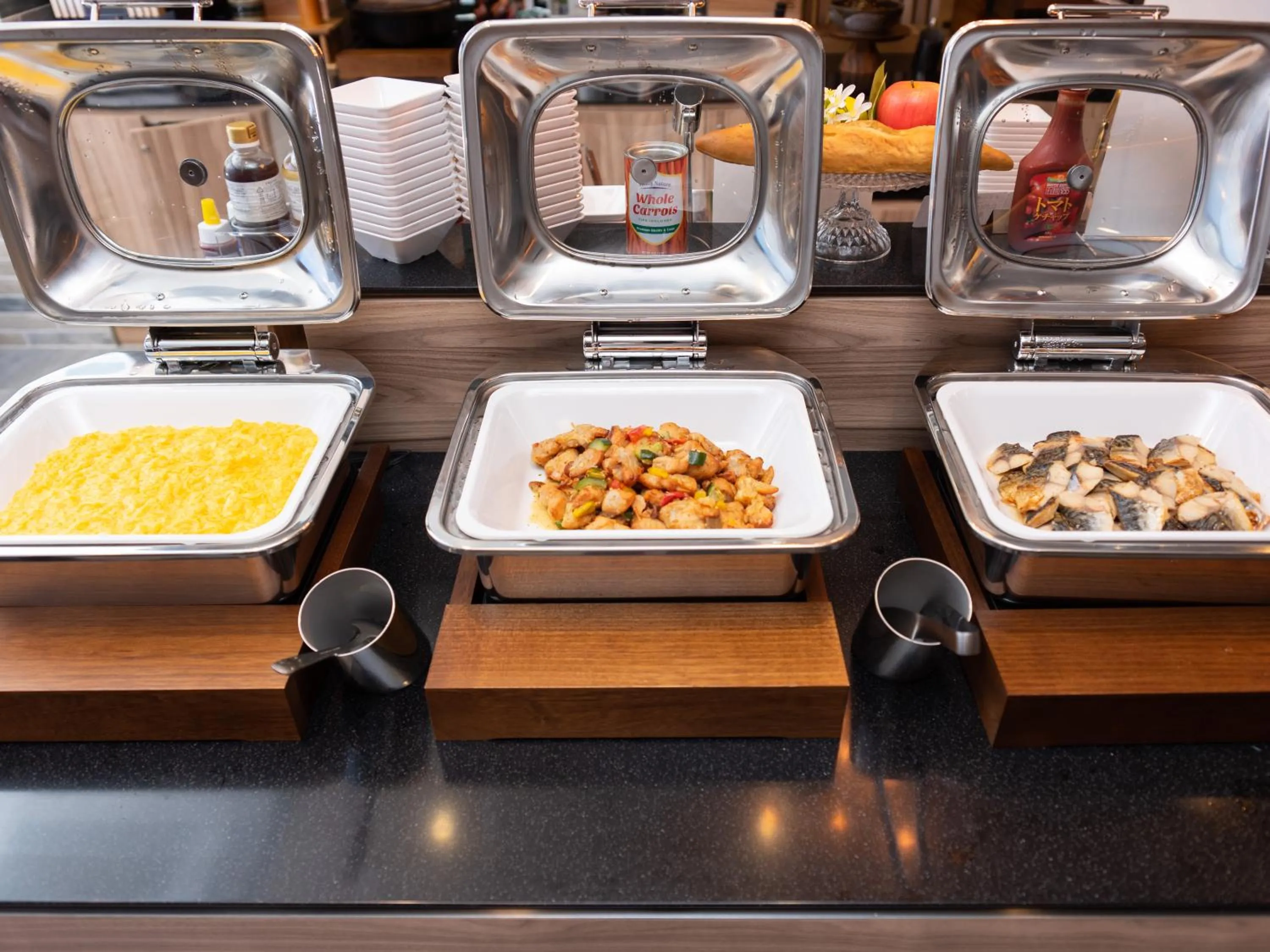 Buffet breakfast in Super Hotel Sendai Airport Inter