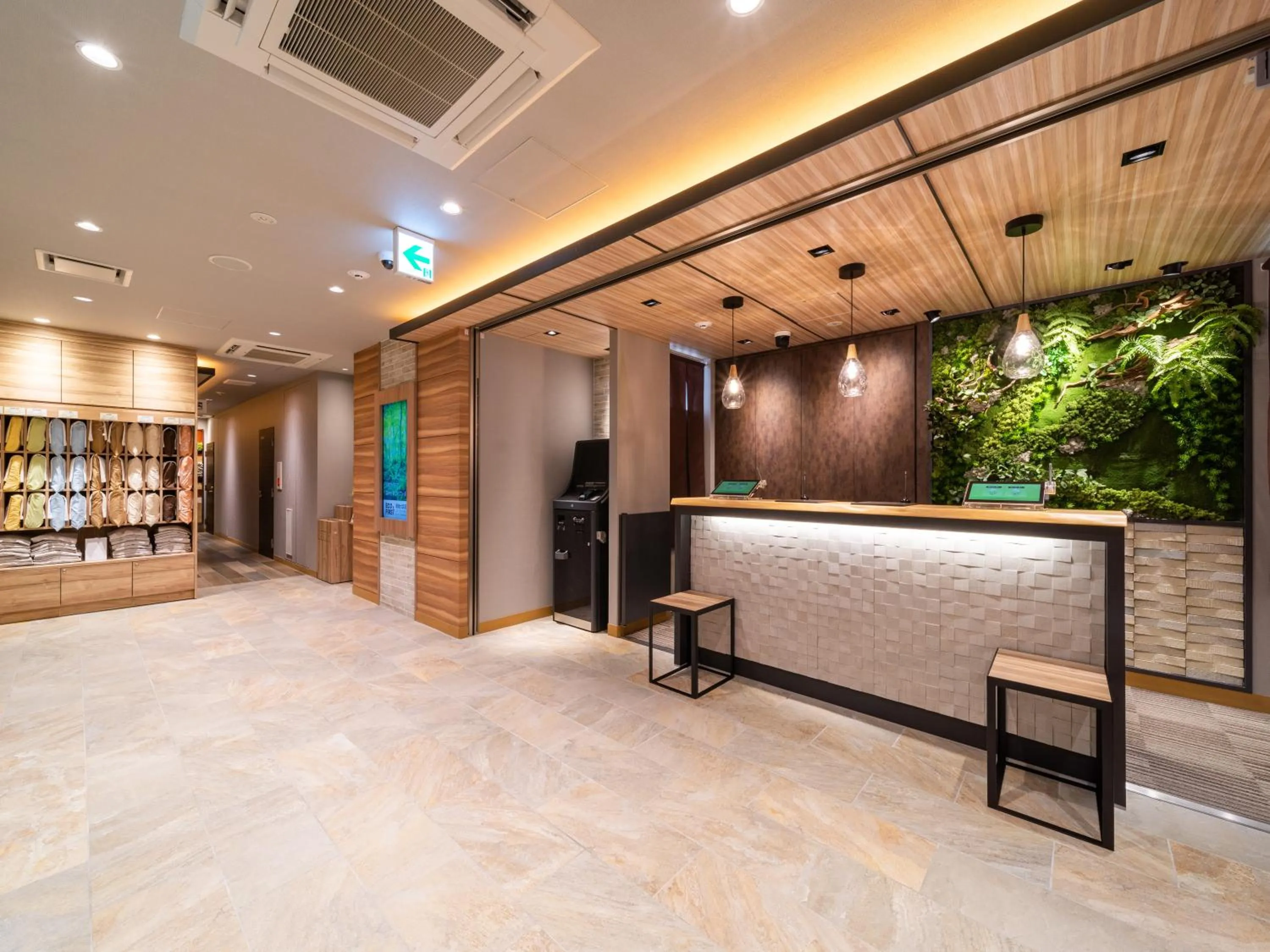 Lobby or reception in Super Hotel Sendai Airport Inter