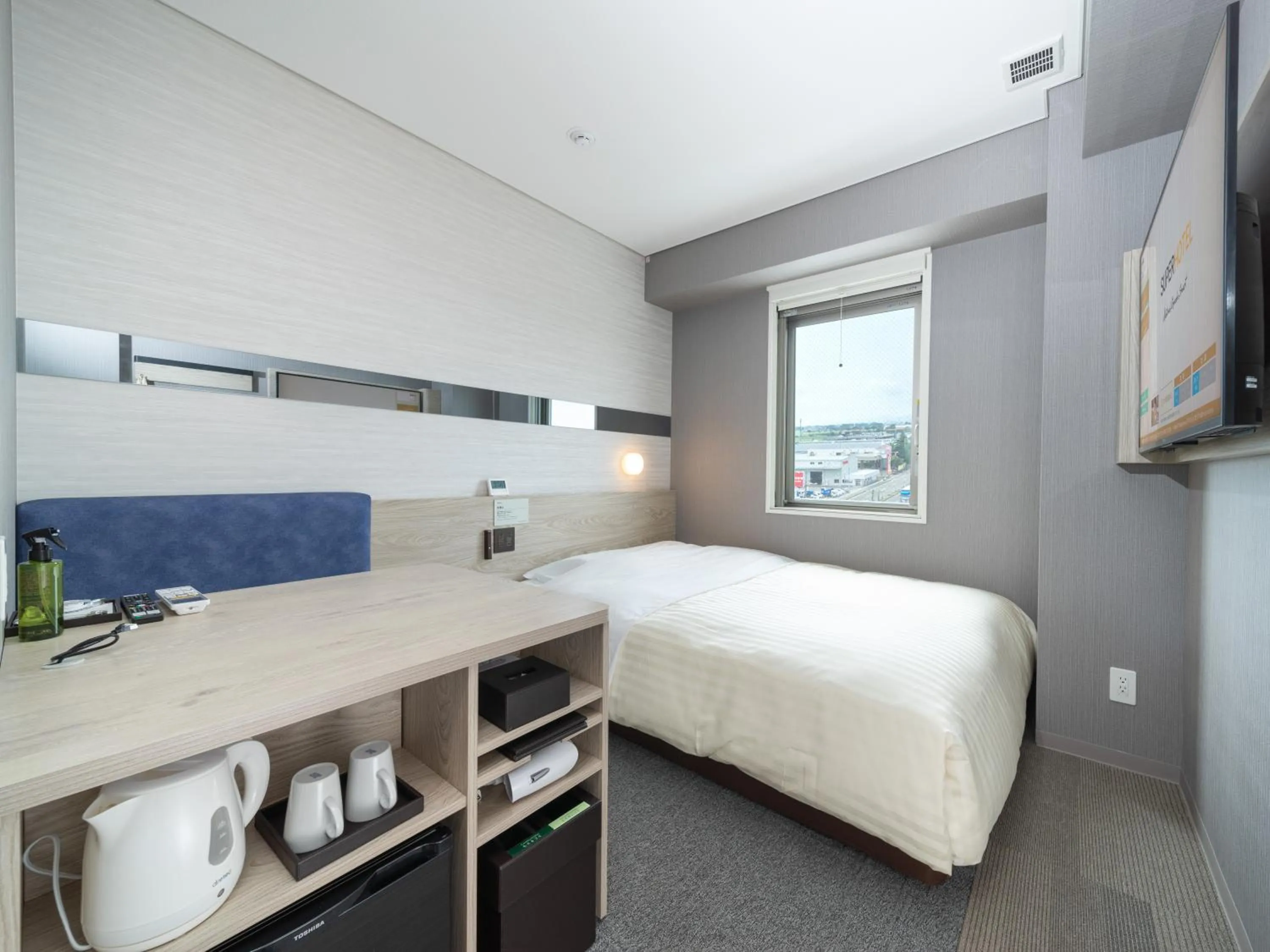 Photo of the whole room, Bed in Super Hotel Sendai Airport Inter