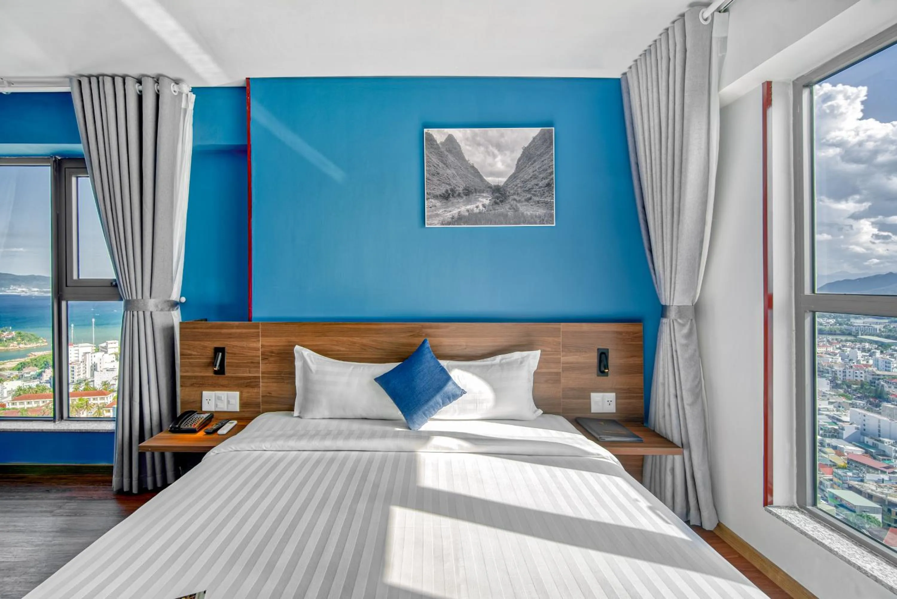 Bed in TK Nha Trang Hotel