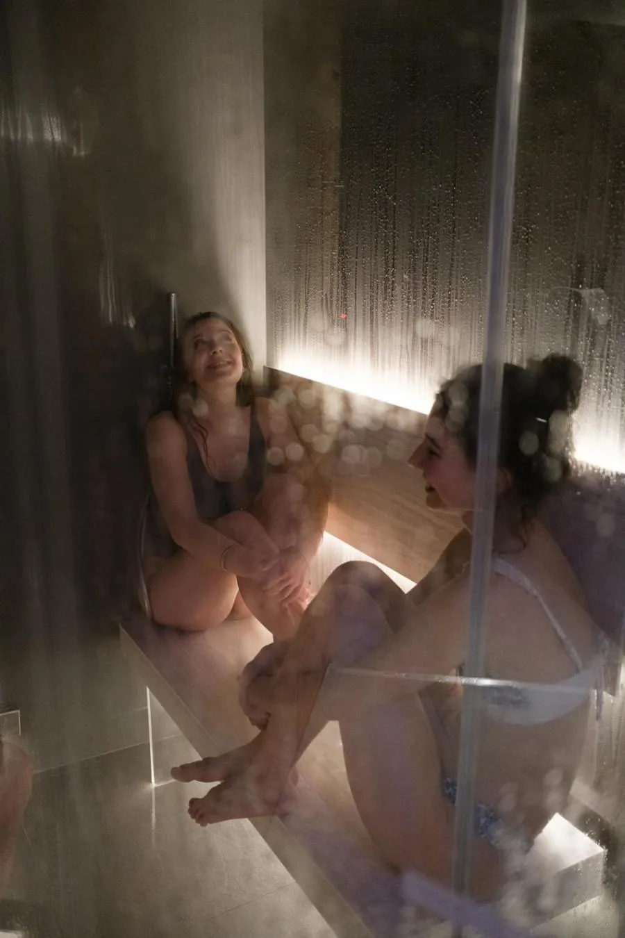 Sauna in Lake Hotel La Pieve