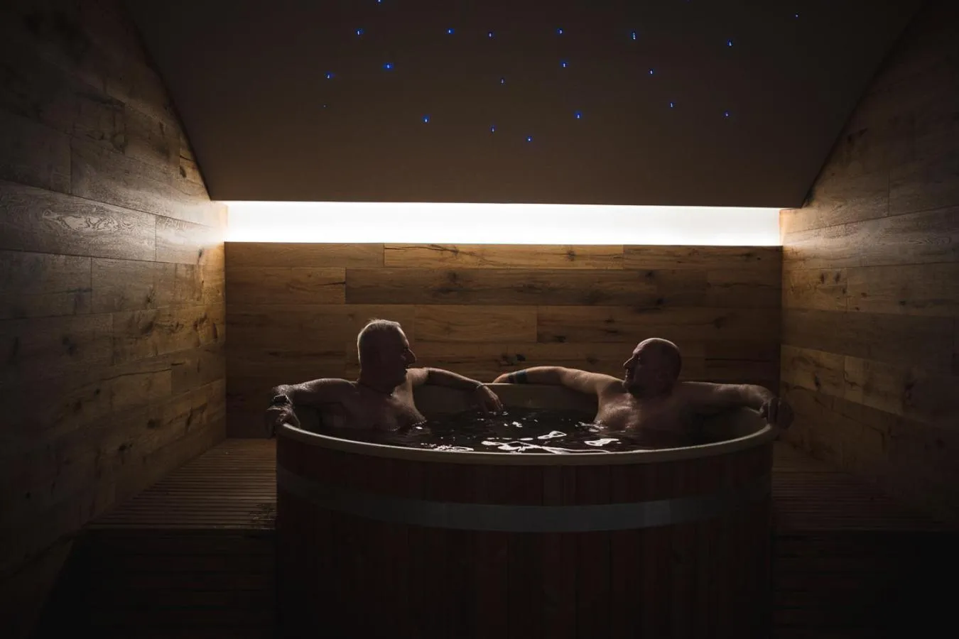 Sauna in Lake Hotel La Pieve