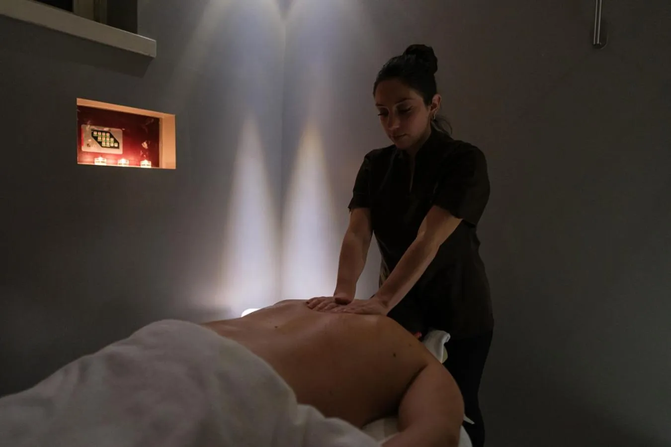 Sauna in Lake Hotel La Pieve