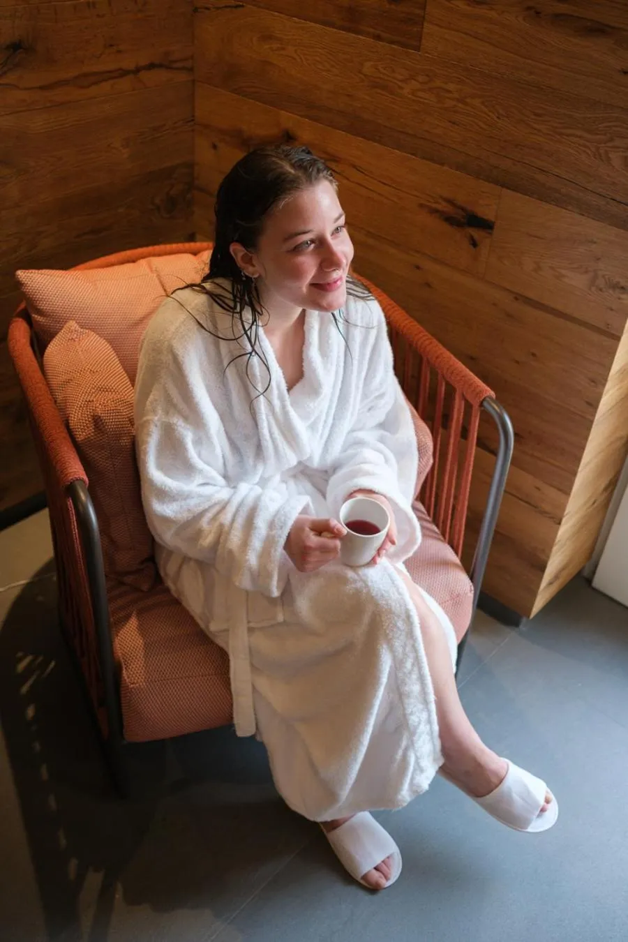 Sauna in Lake Hotel La Pieve