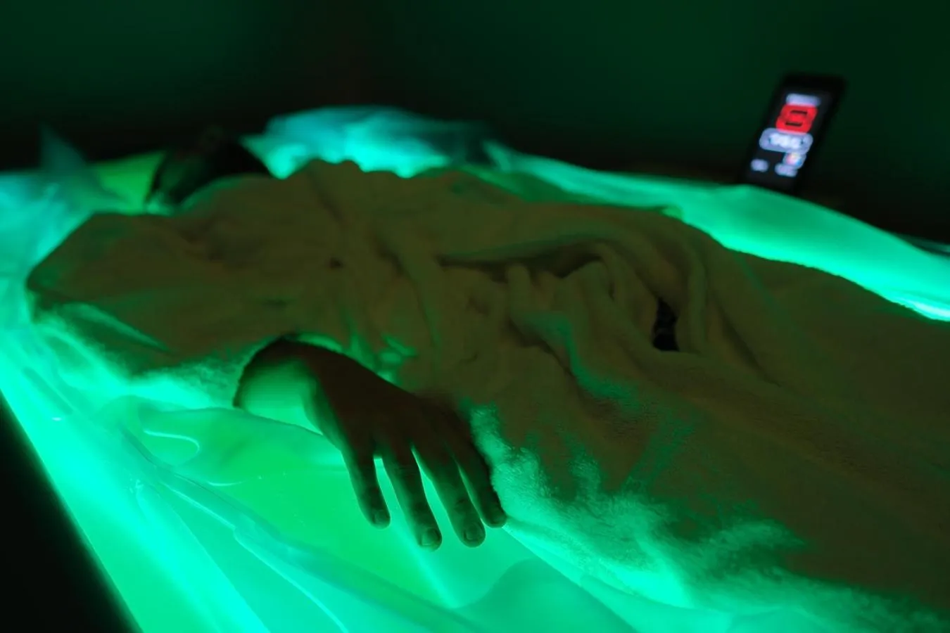 Sauna in Lake Hotel La Pieve