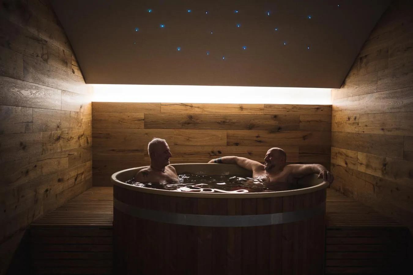 Sauna in Lake Hotel La Pieve