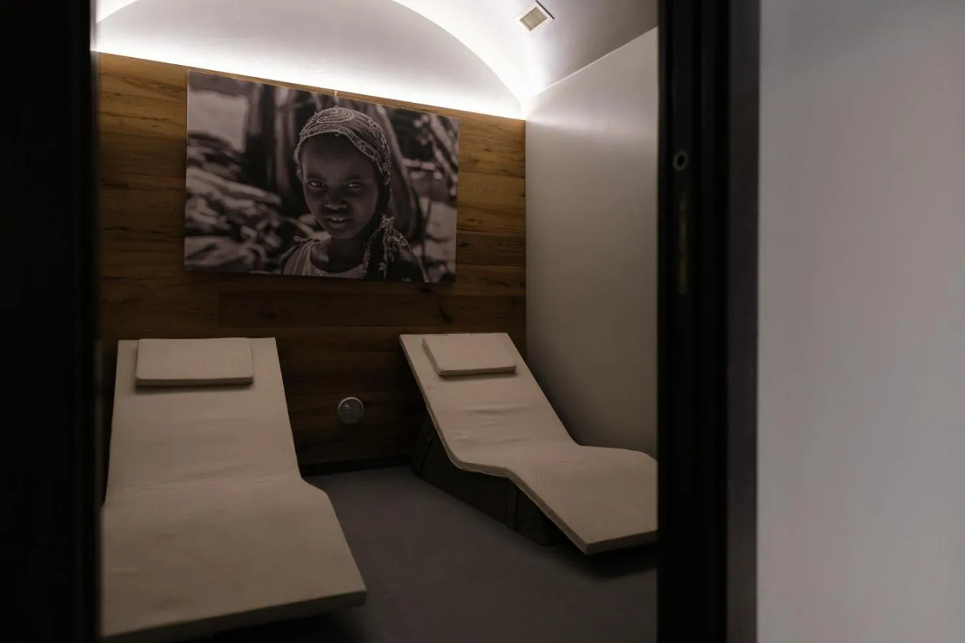 Sauna in Lake Hotel La Pieve