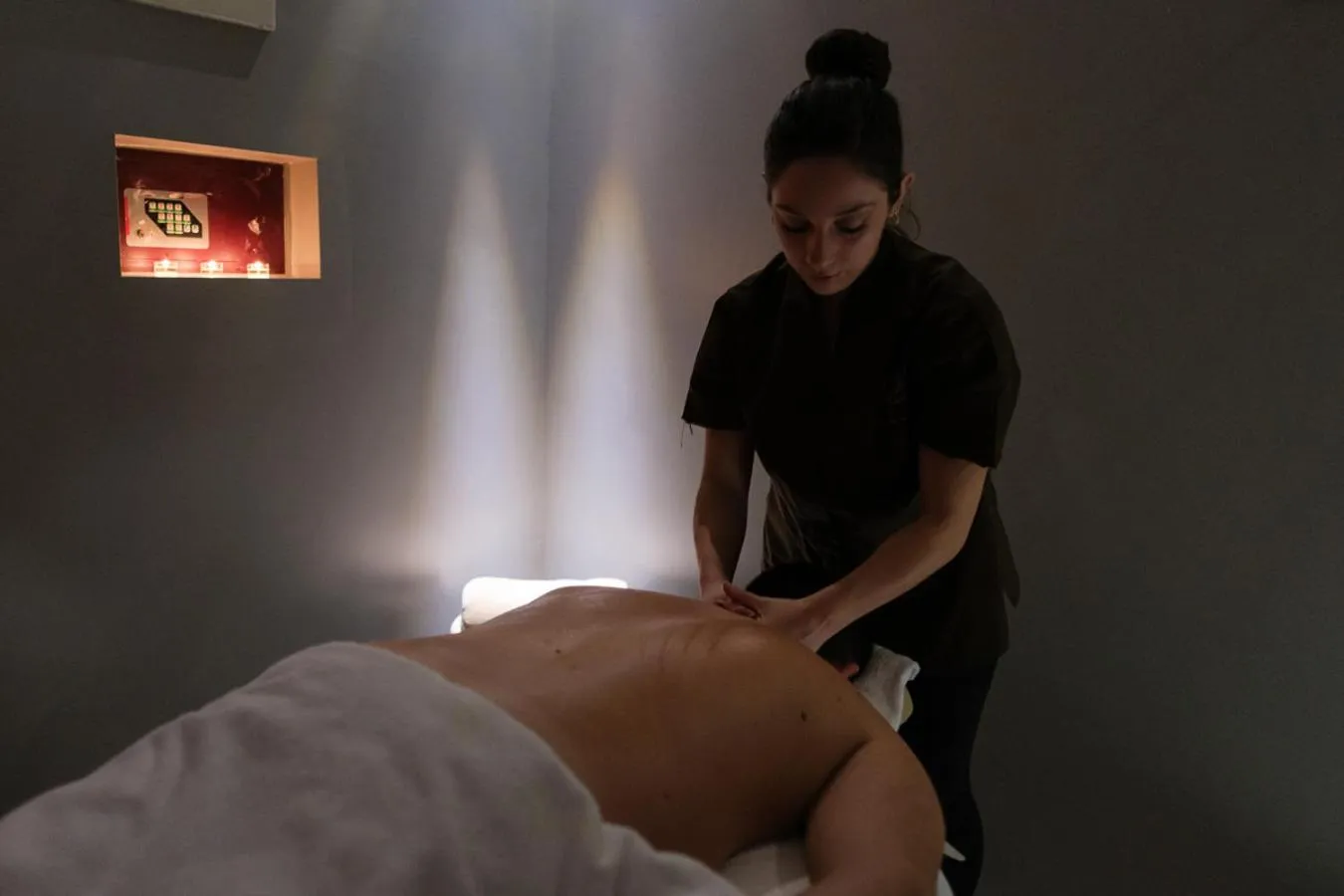 Sauna in Lake Hotel La Pieve