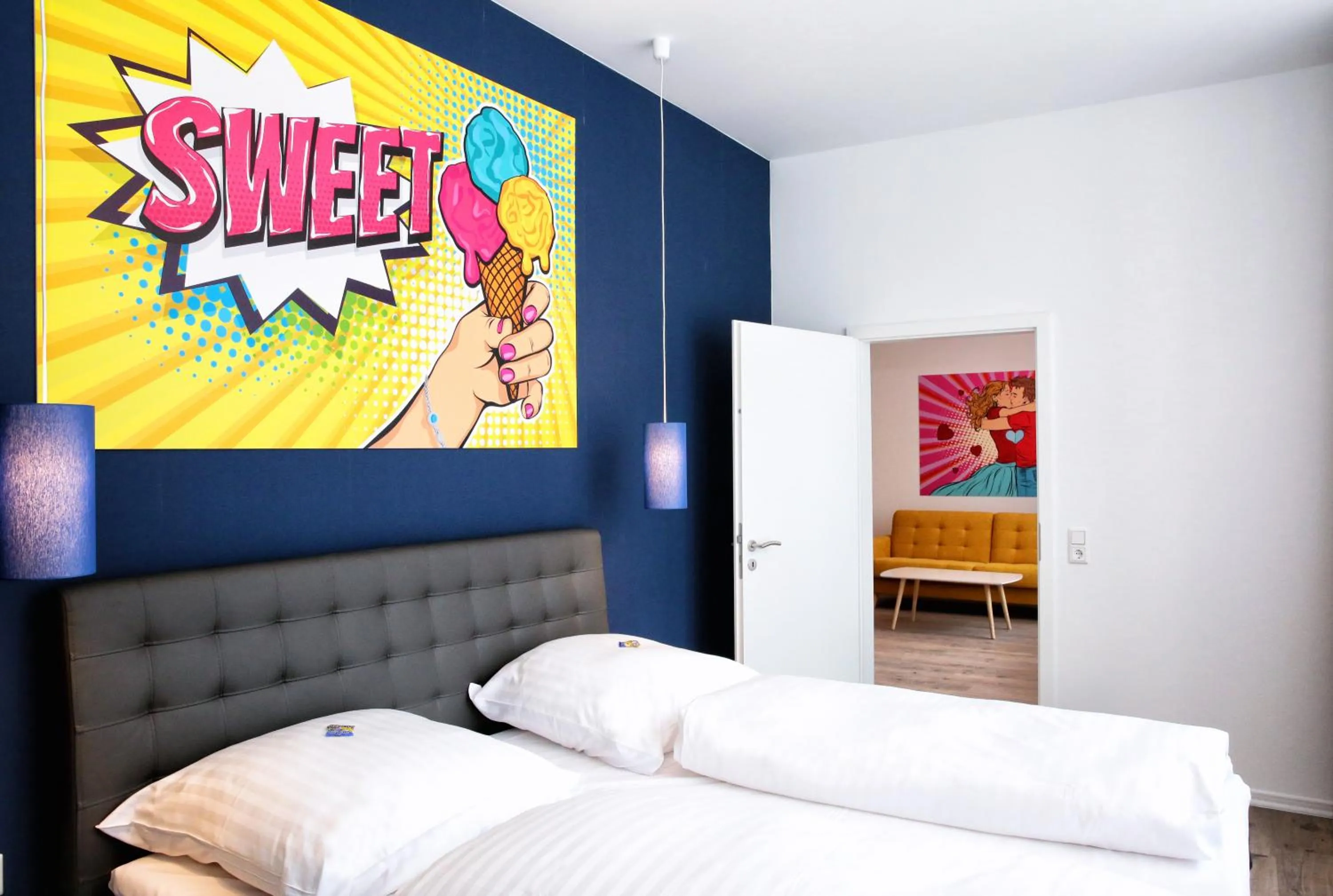 Bed in Hotel Apart GO25