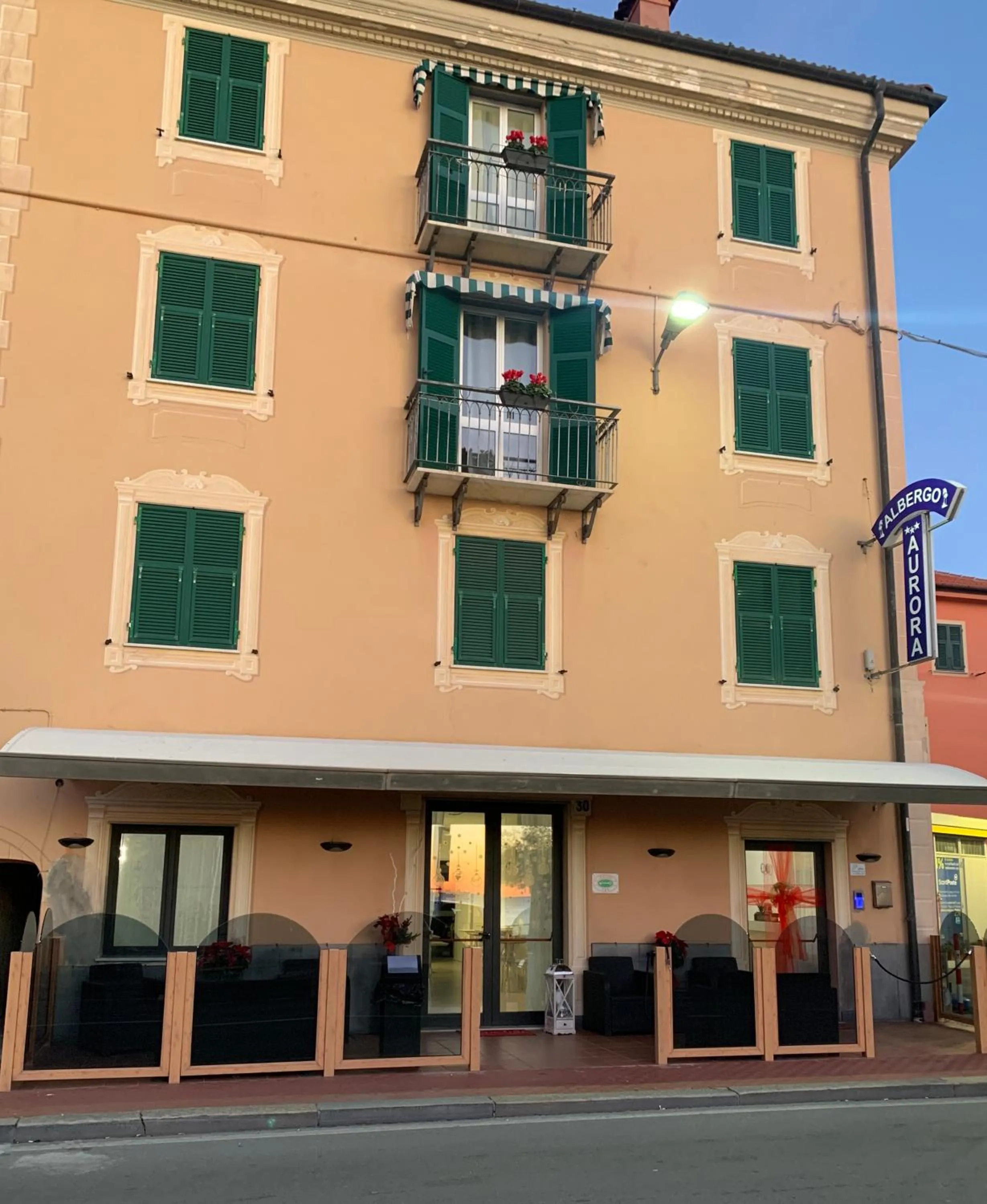 Property building in Hotel Aurora