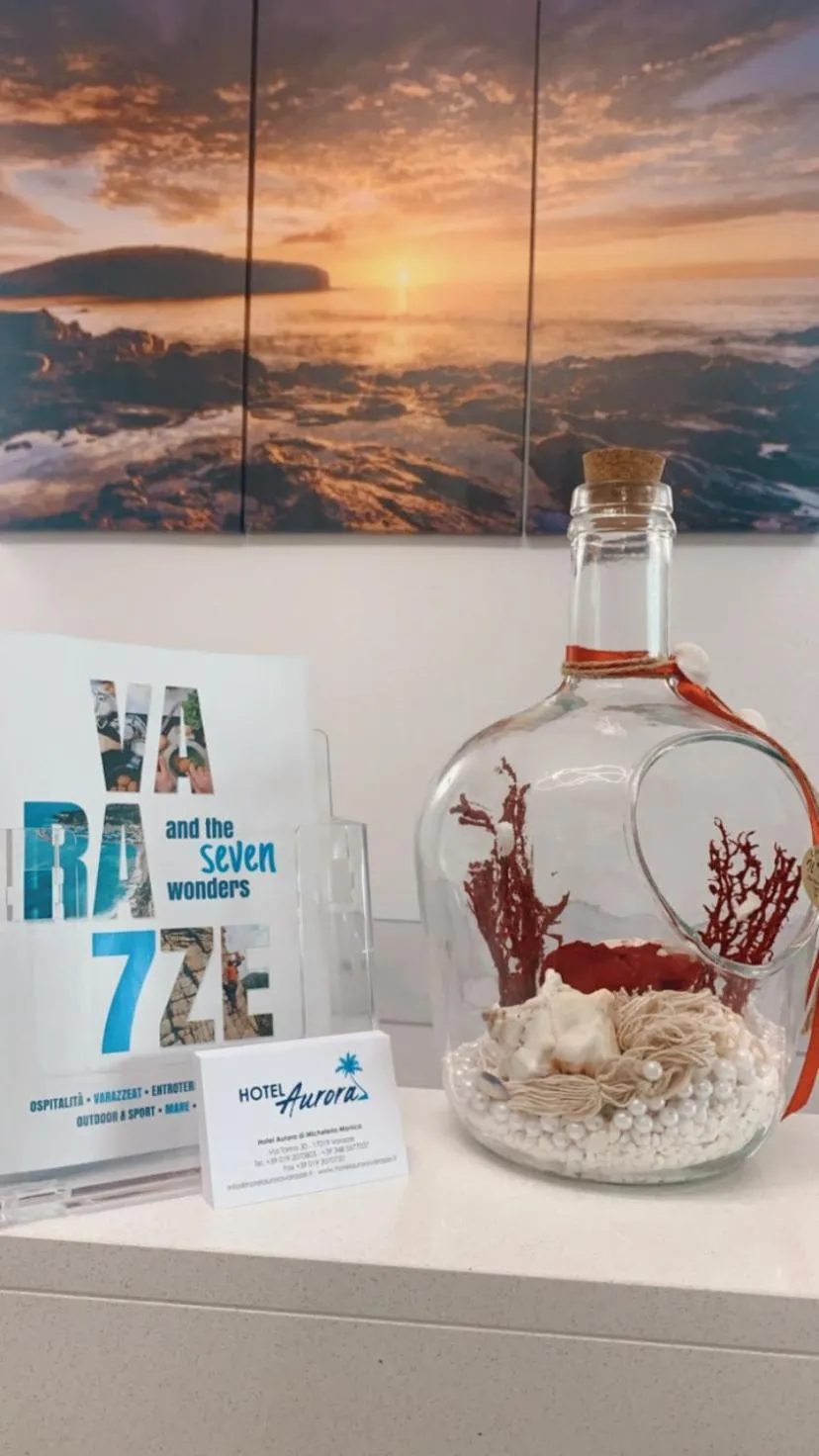 Lobby or reception in Hotel Aurora