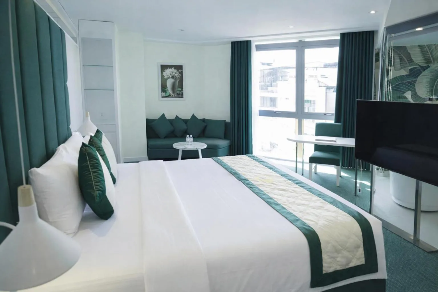 Bed in Tuong Vi Corner Hotel