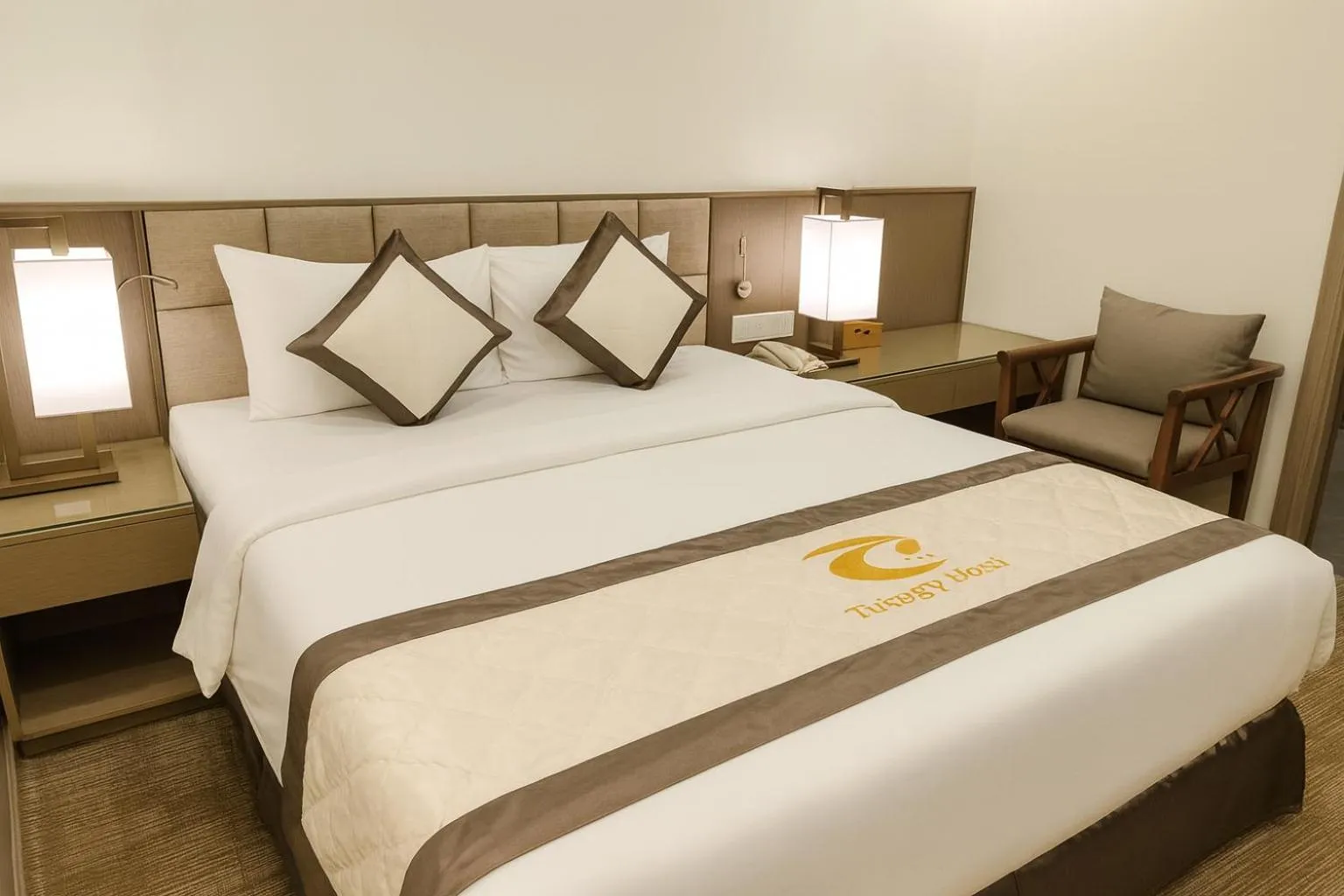 Bed in Tuong Vi Corner Hotel