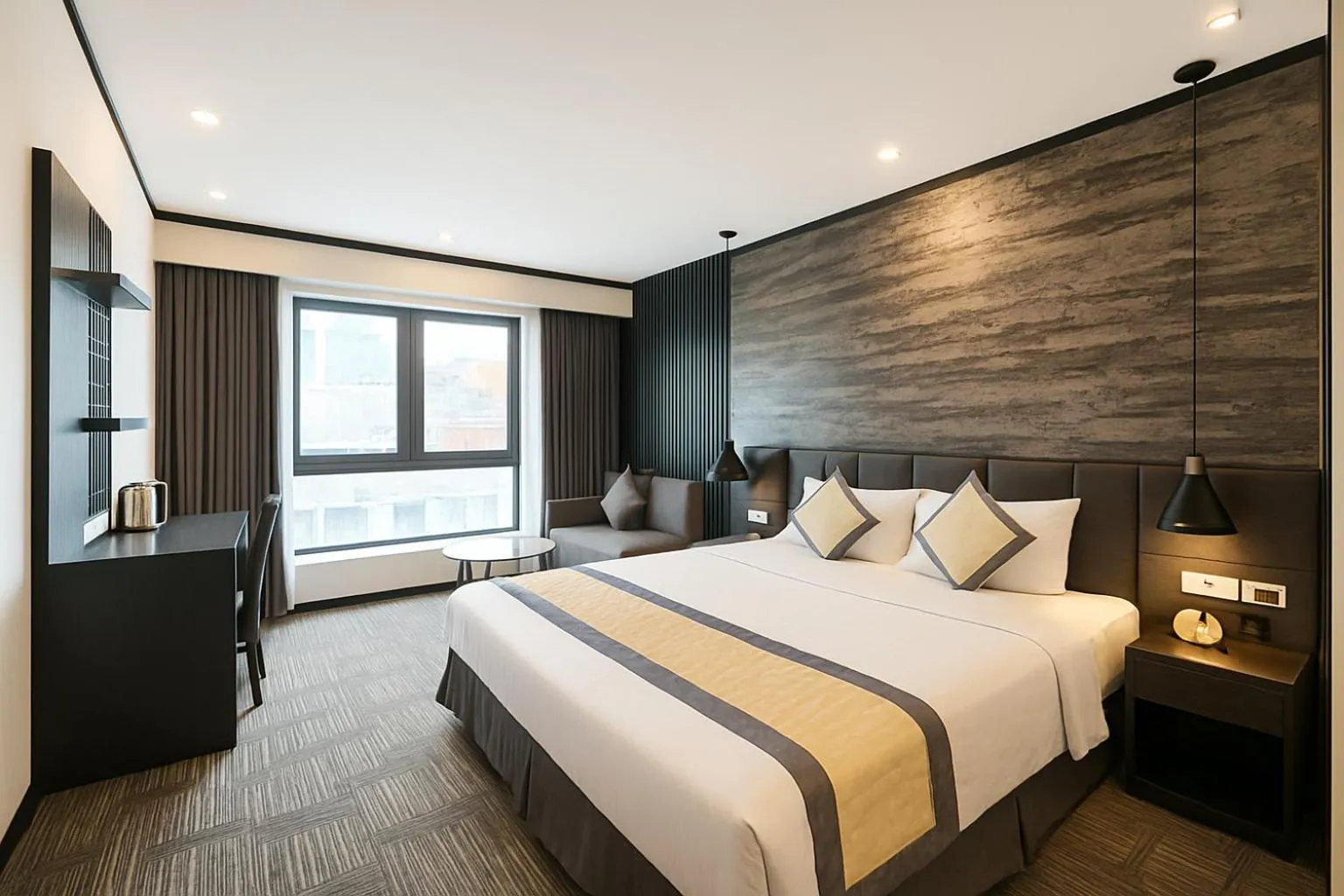 Bed in Tuong Vi Corner Hotel