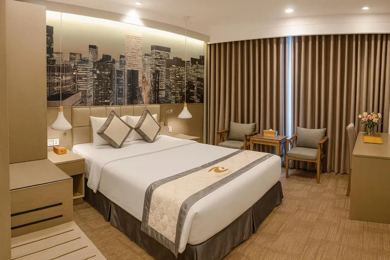 Deluxe Double Room in Tuong Vi Corner Hotel Deluxe Double Room in Tuong Vi Corner Hotel