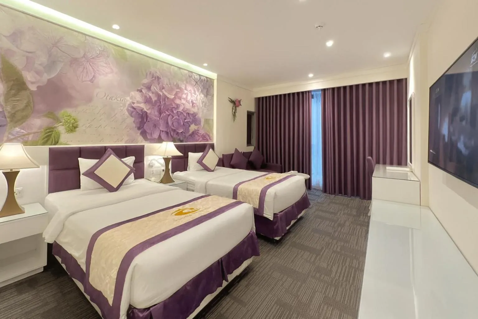 Bed in Tuong Vi Corner Hotel