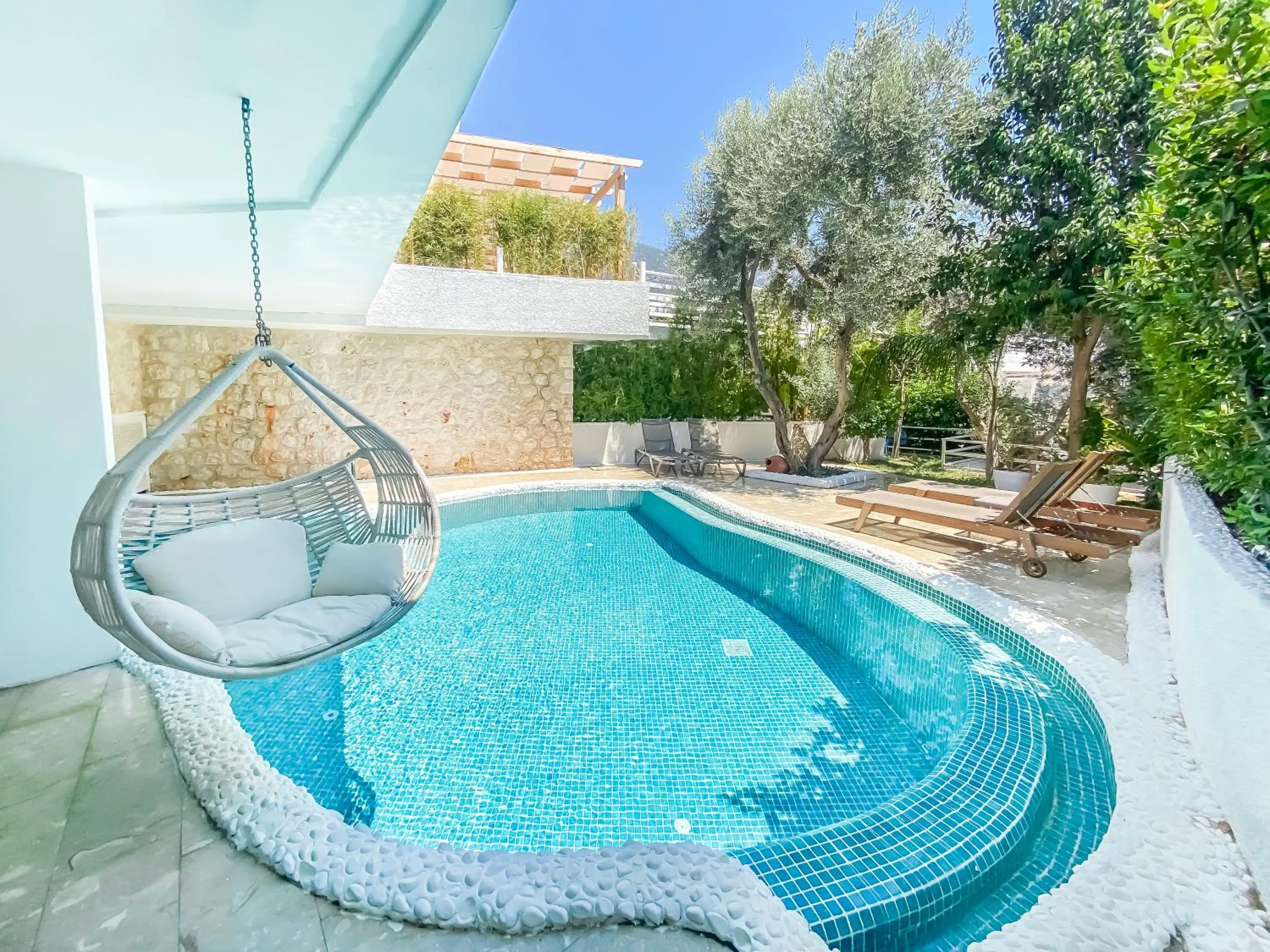 Swimming pool in Kalkan Saray Suites Hotel