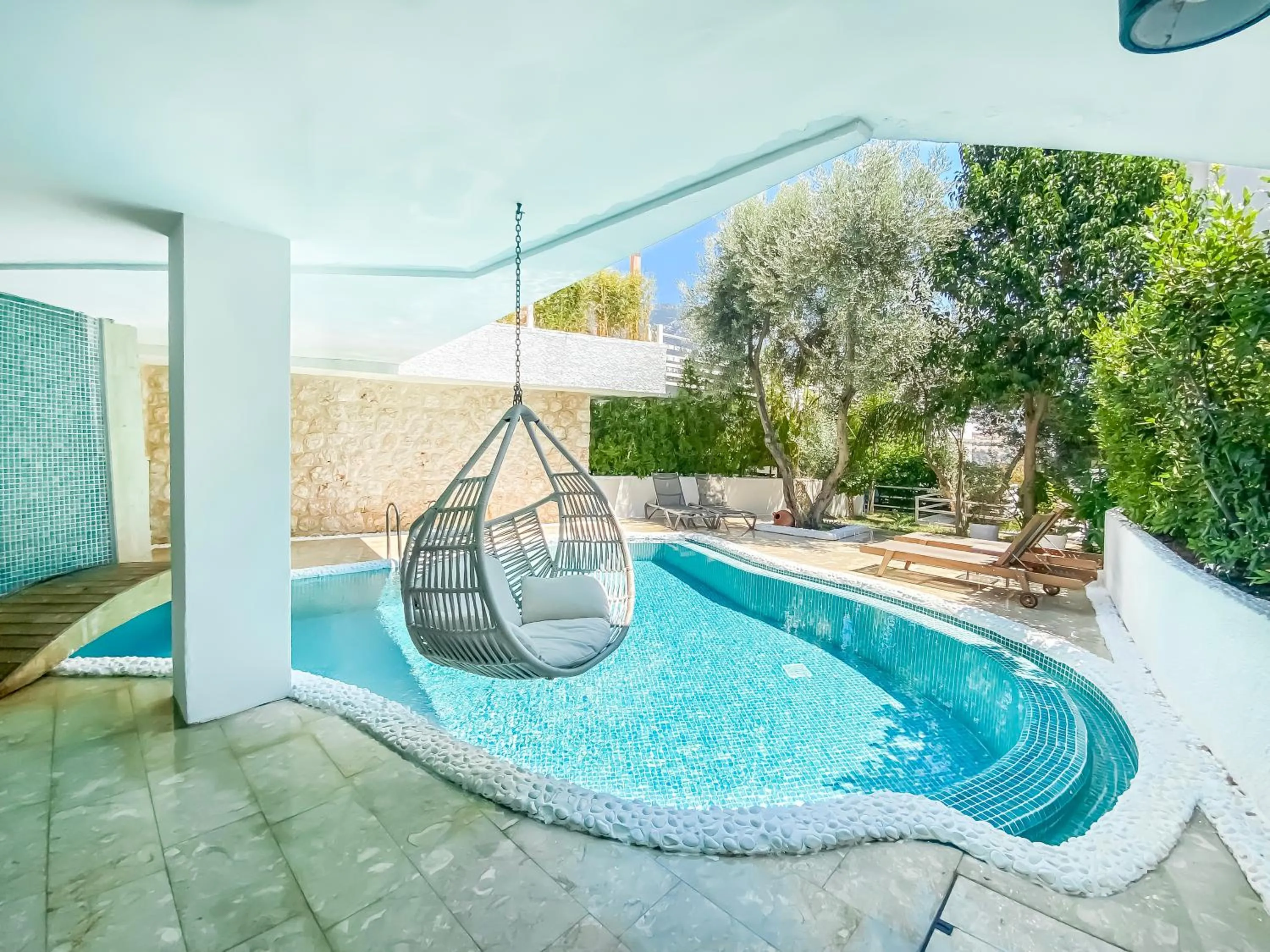 Swimming pool in Kalkan Saray Suites Hotel