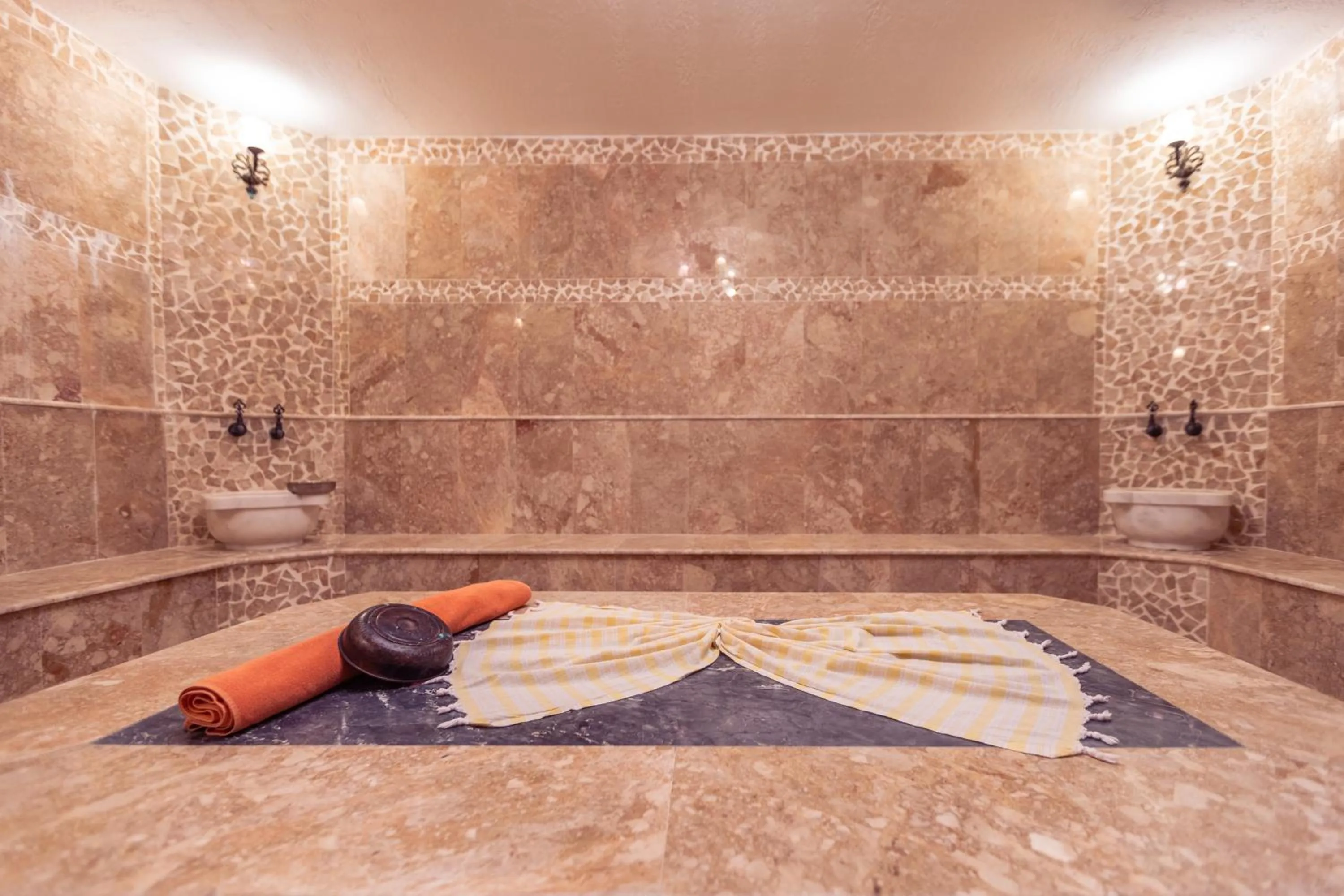 Shower in Kalkan Saray Suites Hotel