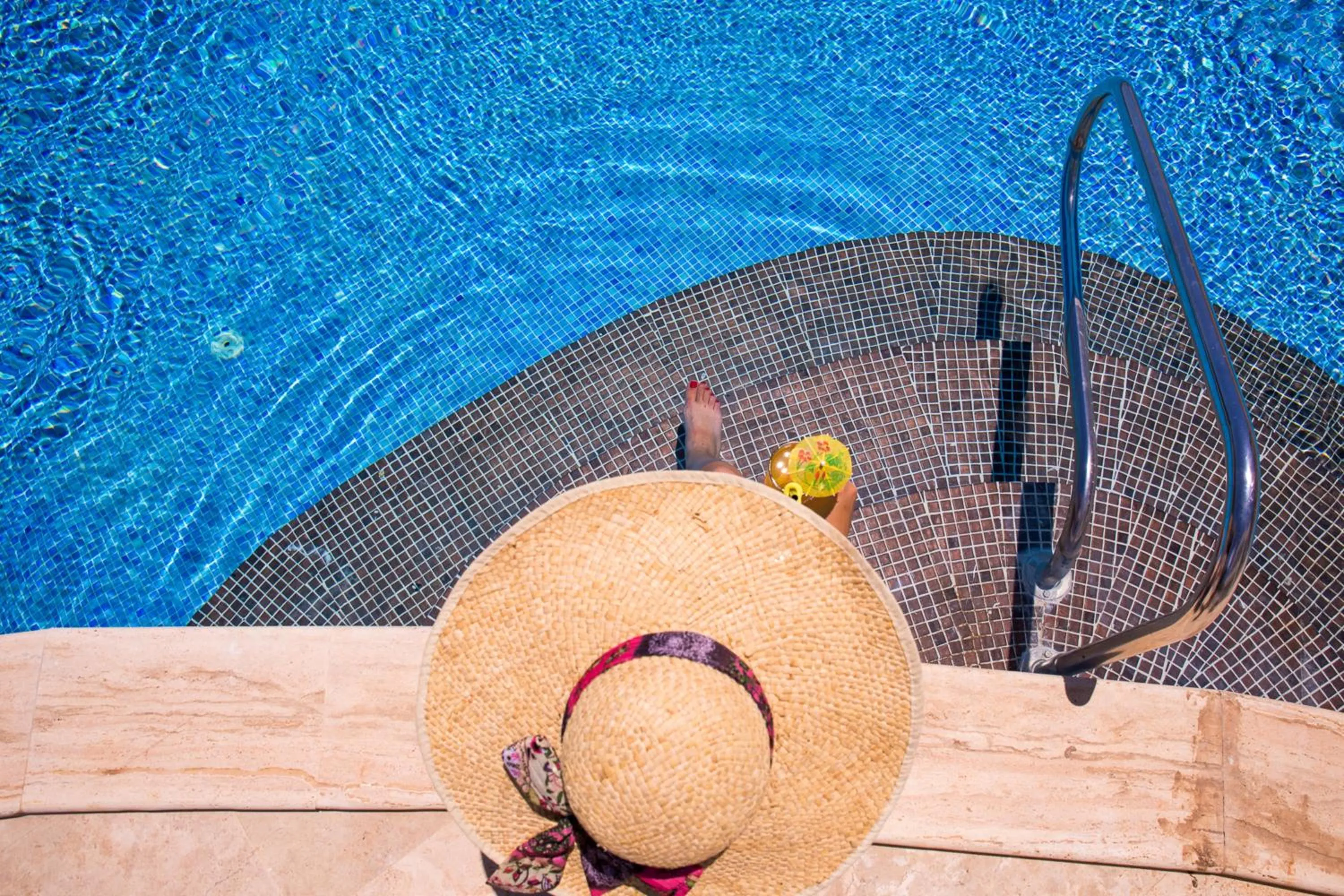 Swimming pool in Kalkan Saray Suites Hotel