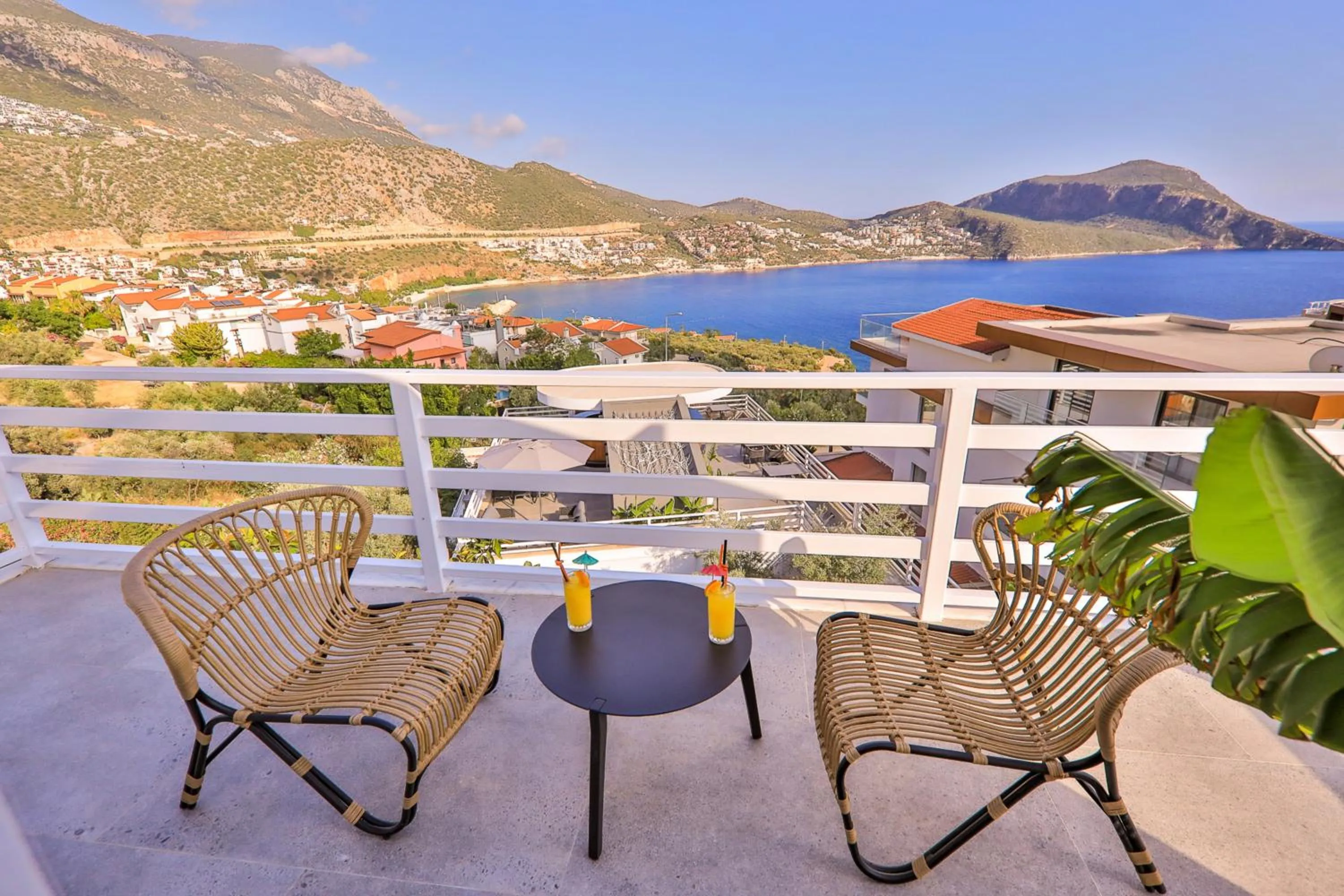 Balcony/Terrace in Kalkan Saray Suites Hotel