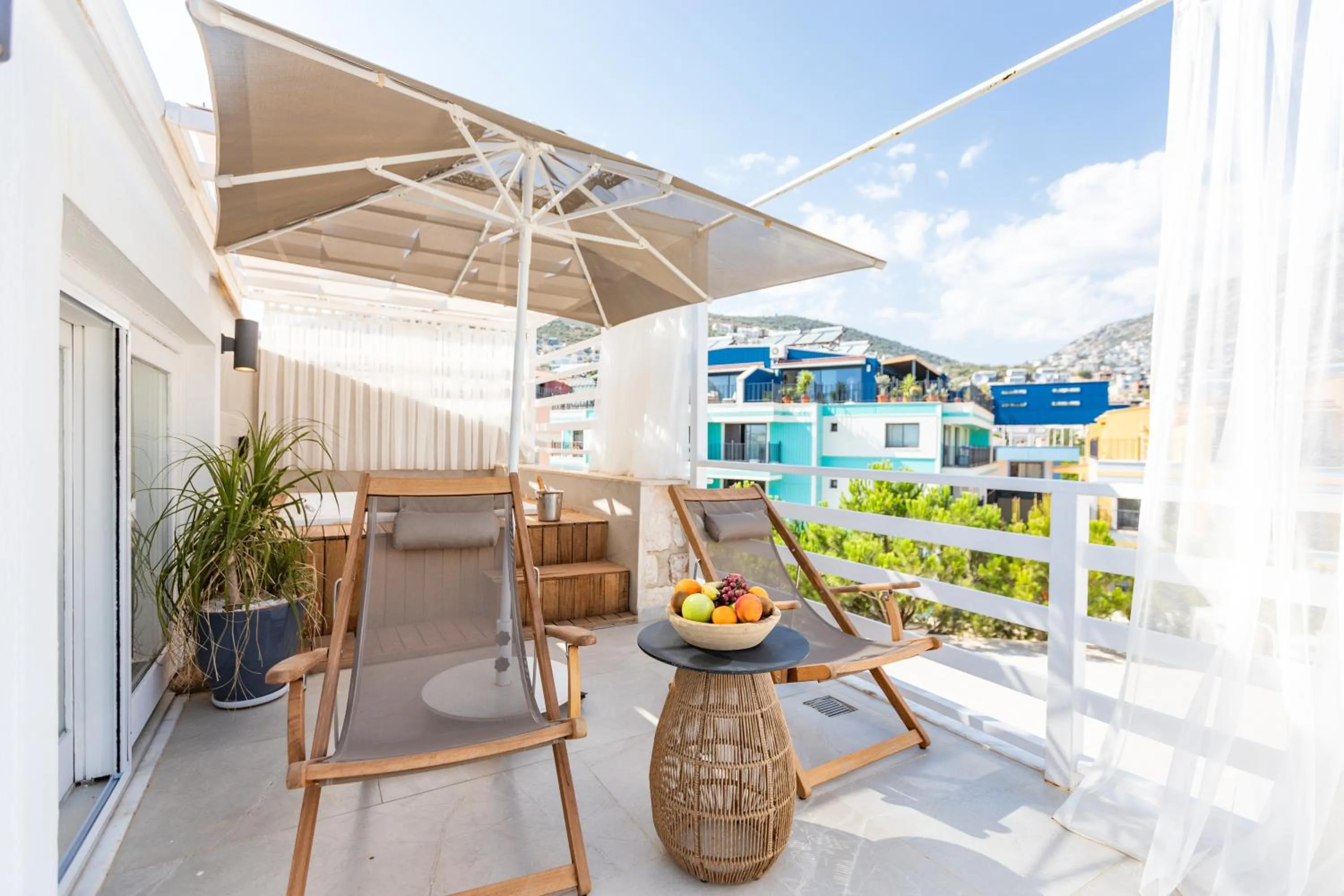 Balcony/Terrace in Kalkan Saray Suites Hotel