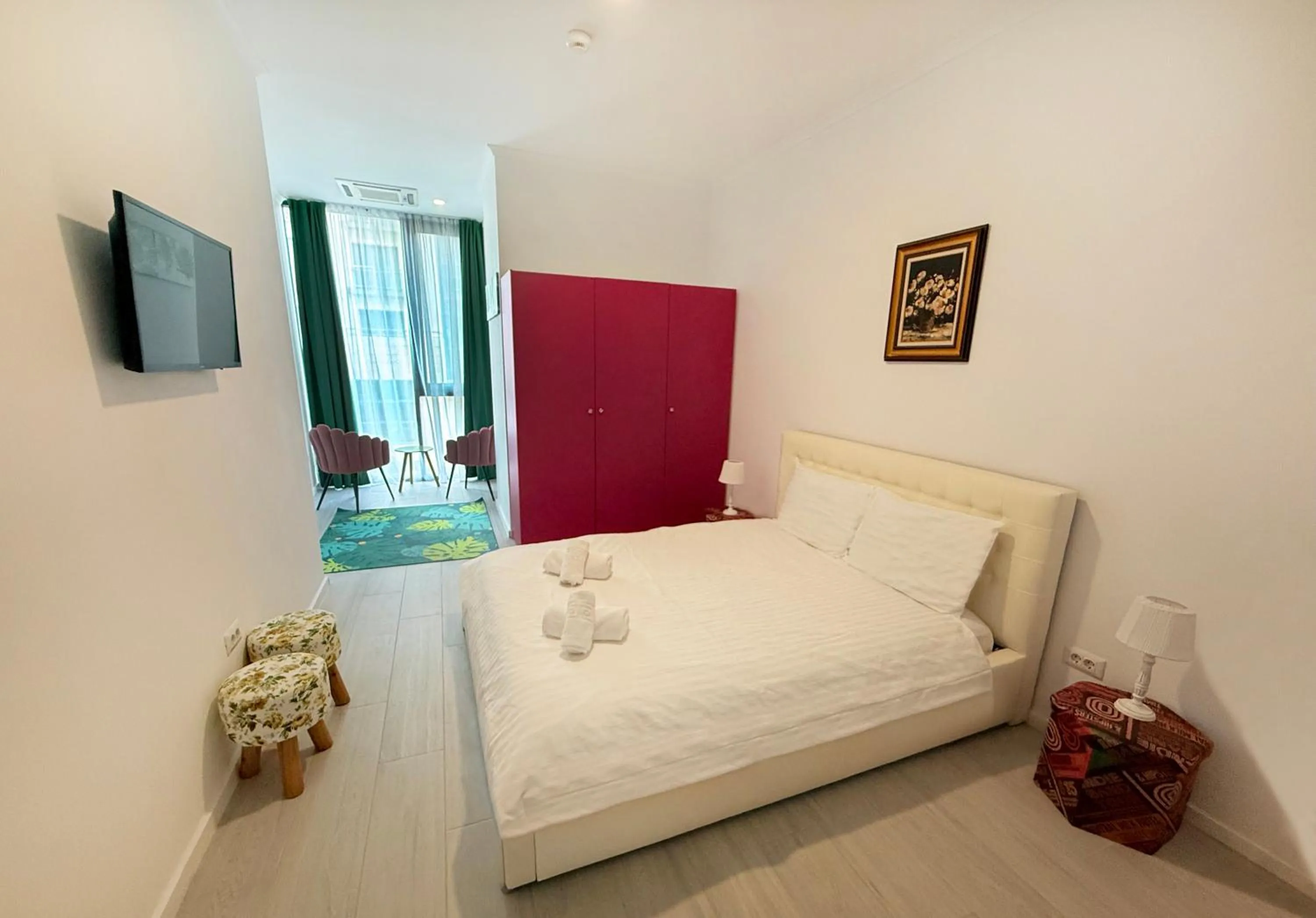 Bed in Maritimo ApartHotel