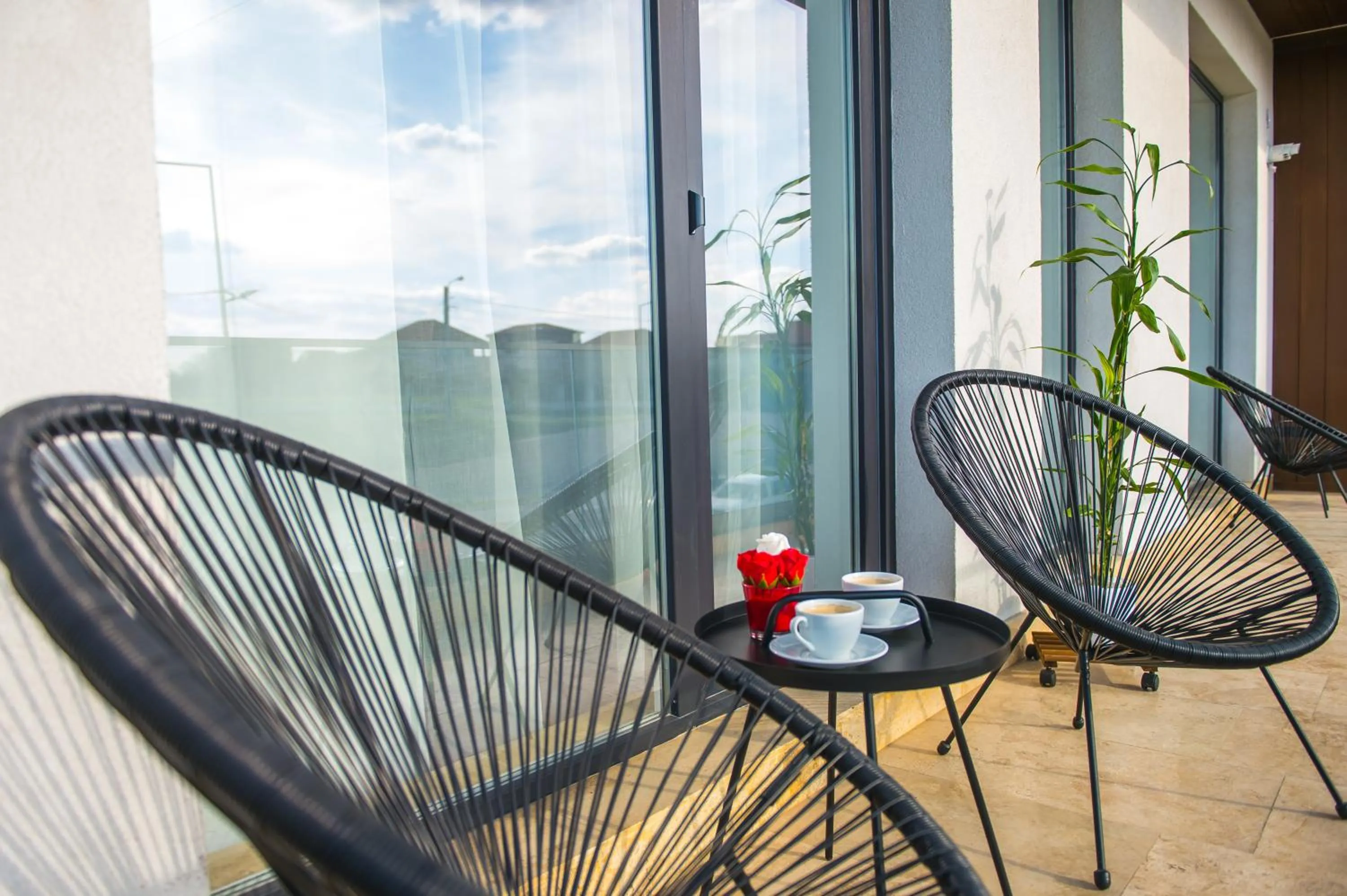 Balcony/Terrace in Afthonia Apartamente Mamaia Nord