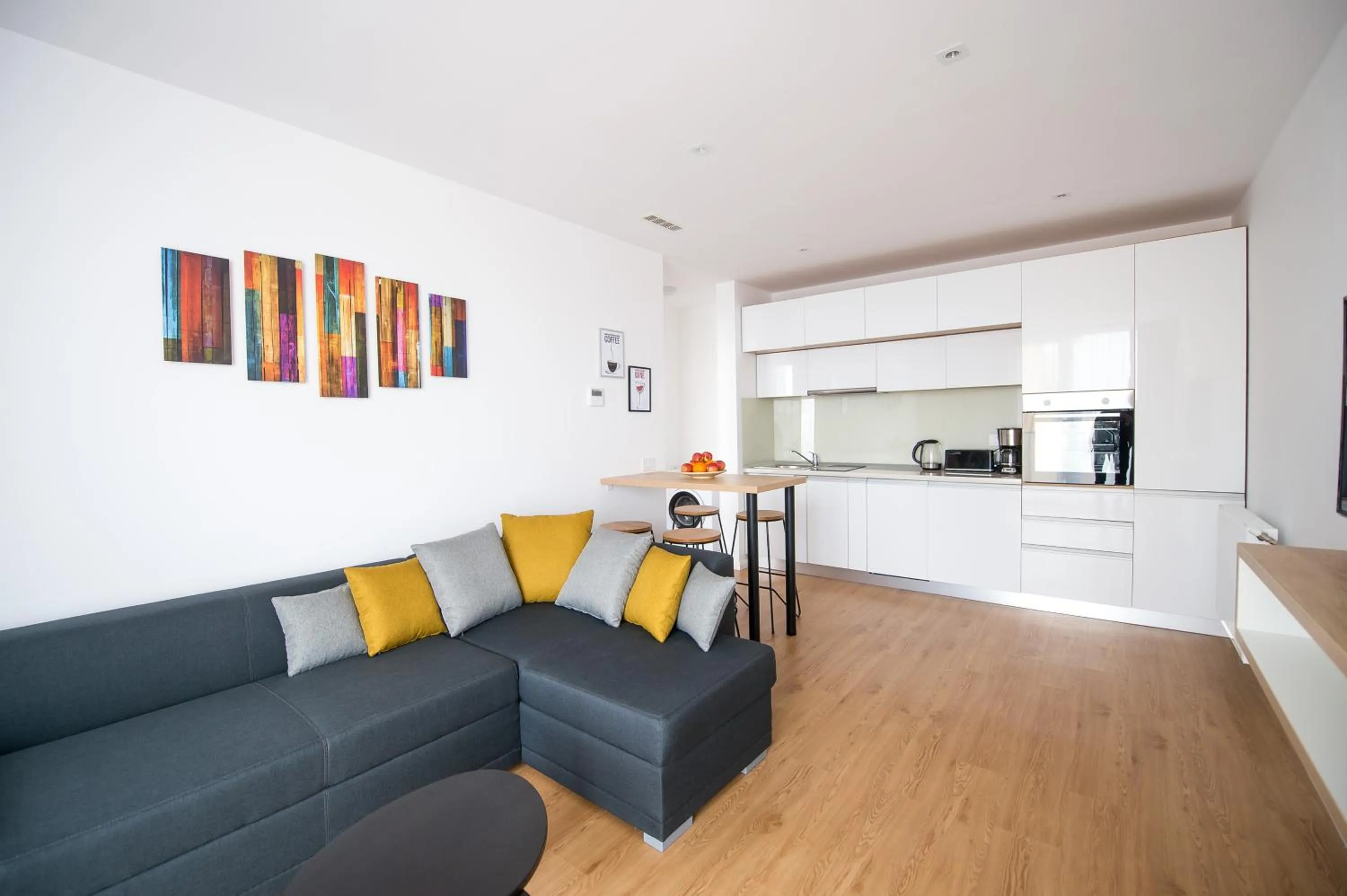 Kitchen or kitchenette in Afthonia Apartamente Mamaia Nord