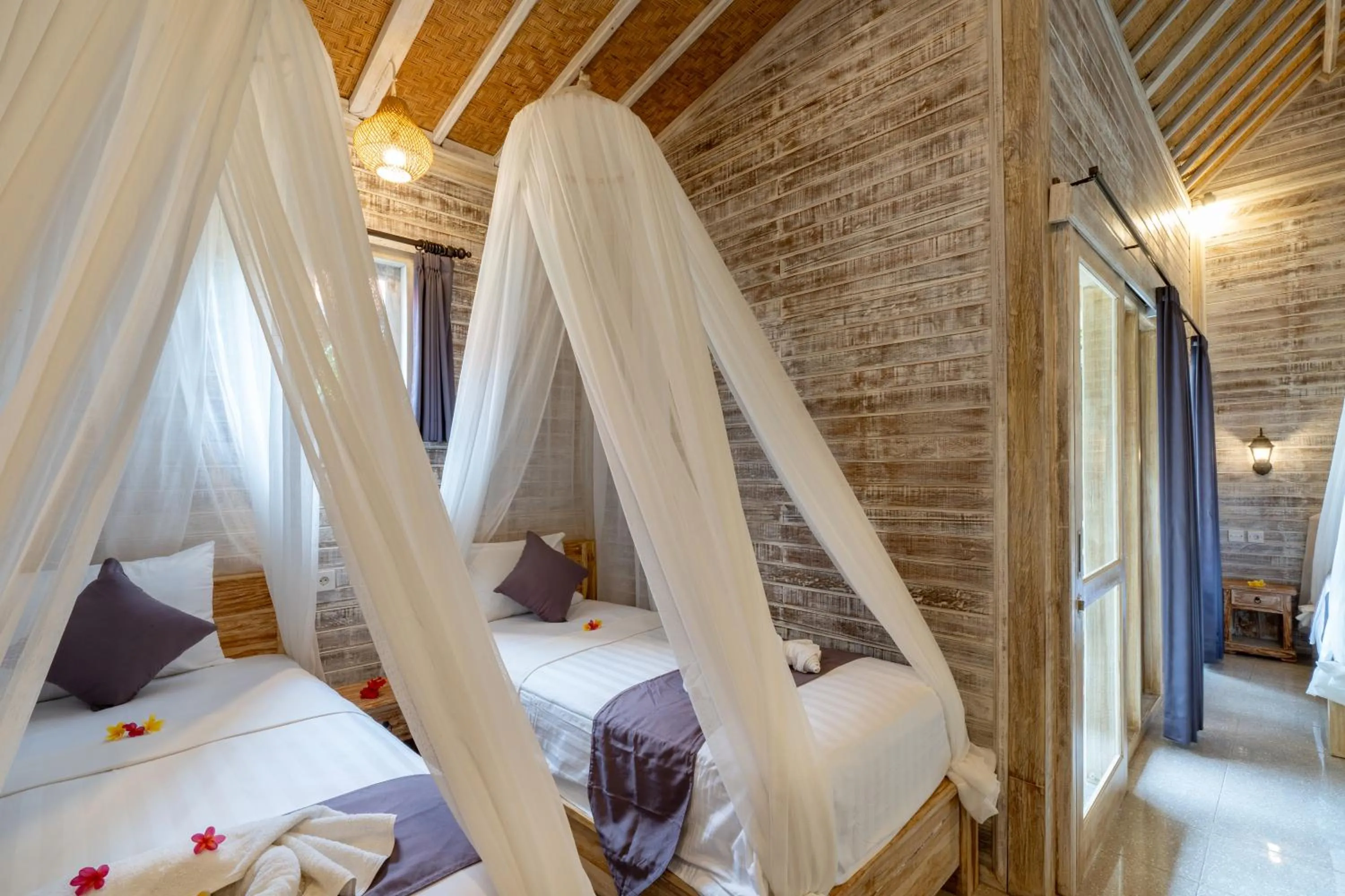 Bedroom, Bed in Le Biu garden View