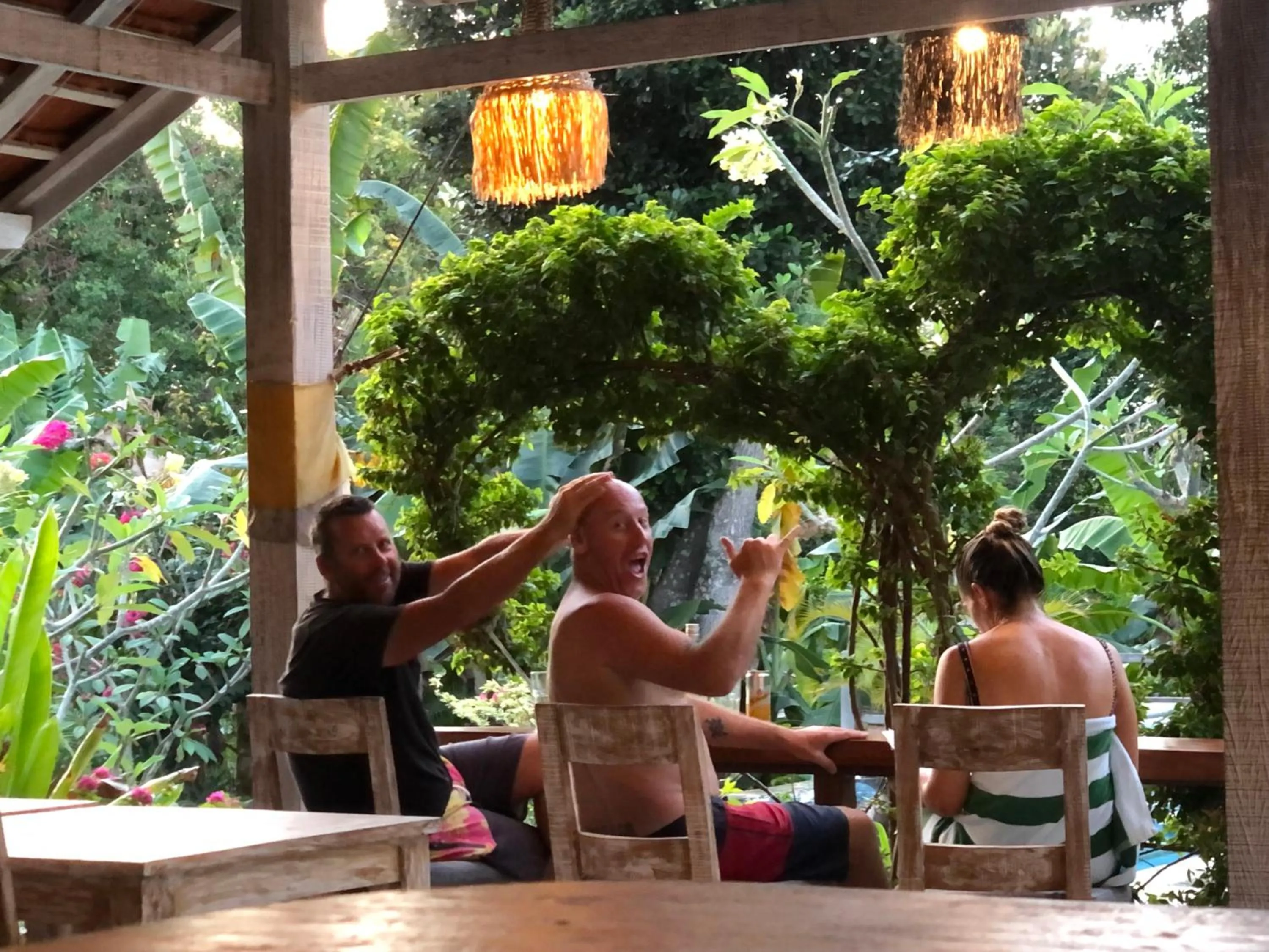 People in Le Biu garden View