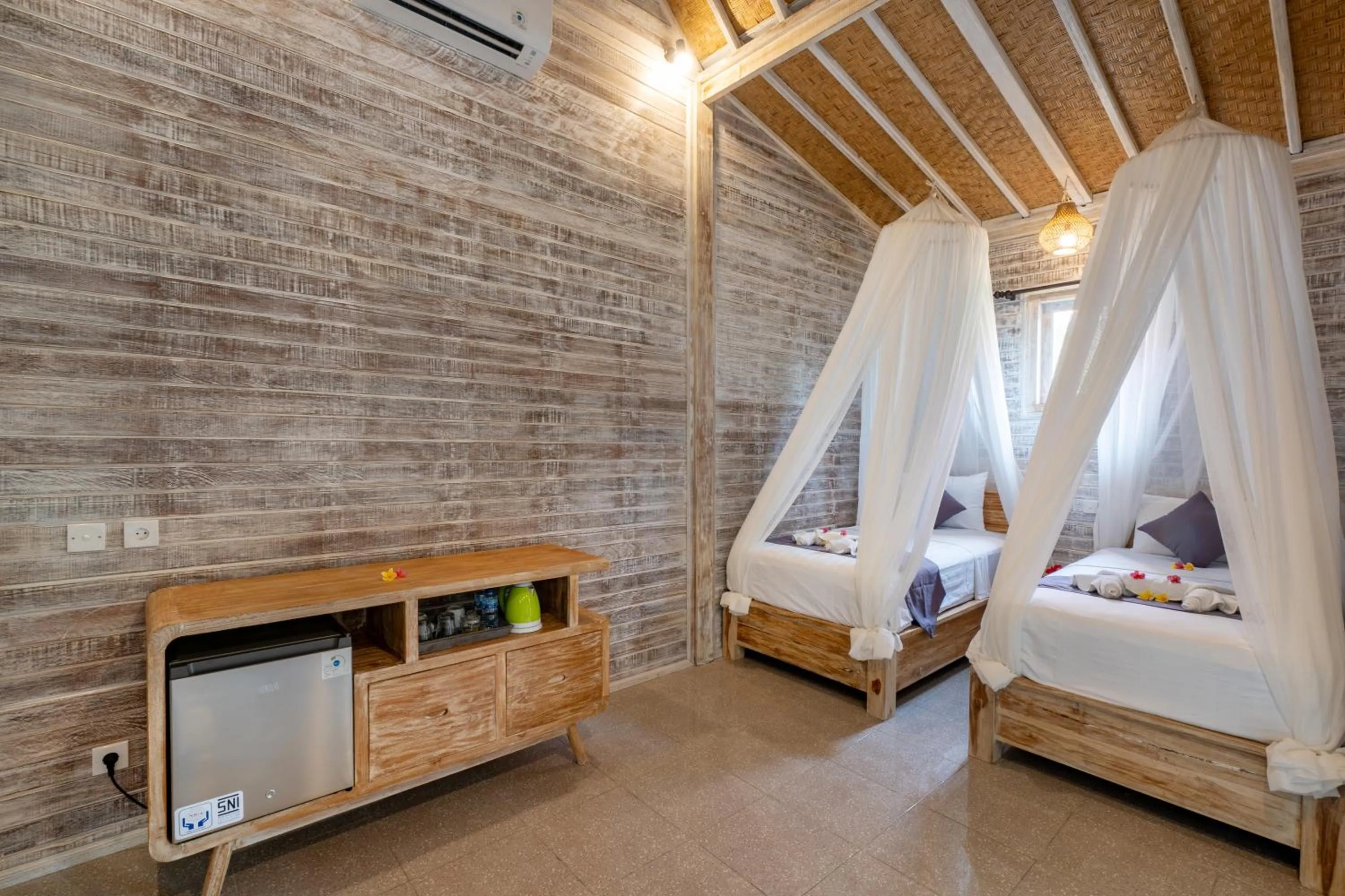 Bedroom, Bed in Le Biu garden View