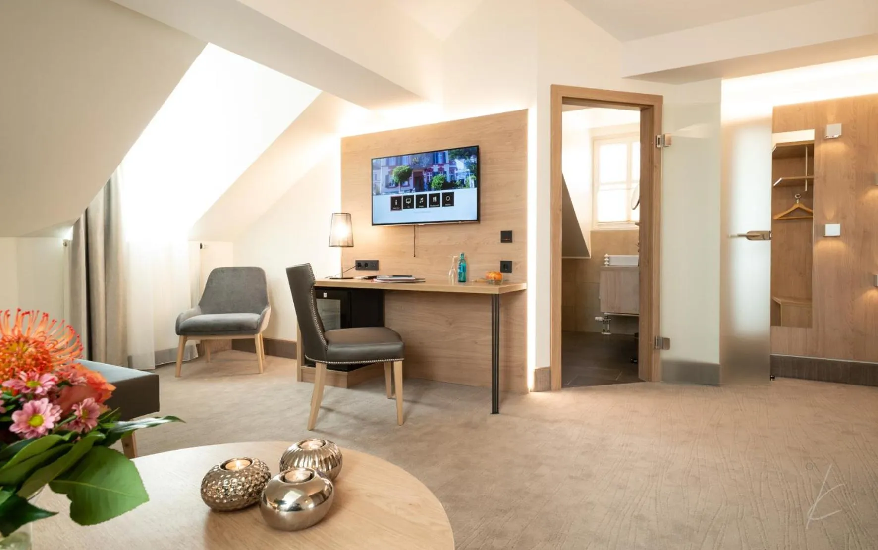 Seating area in Romantik Hotel Villa Sayn