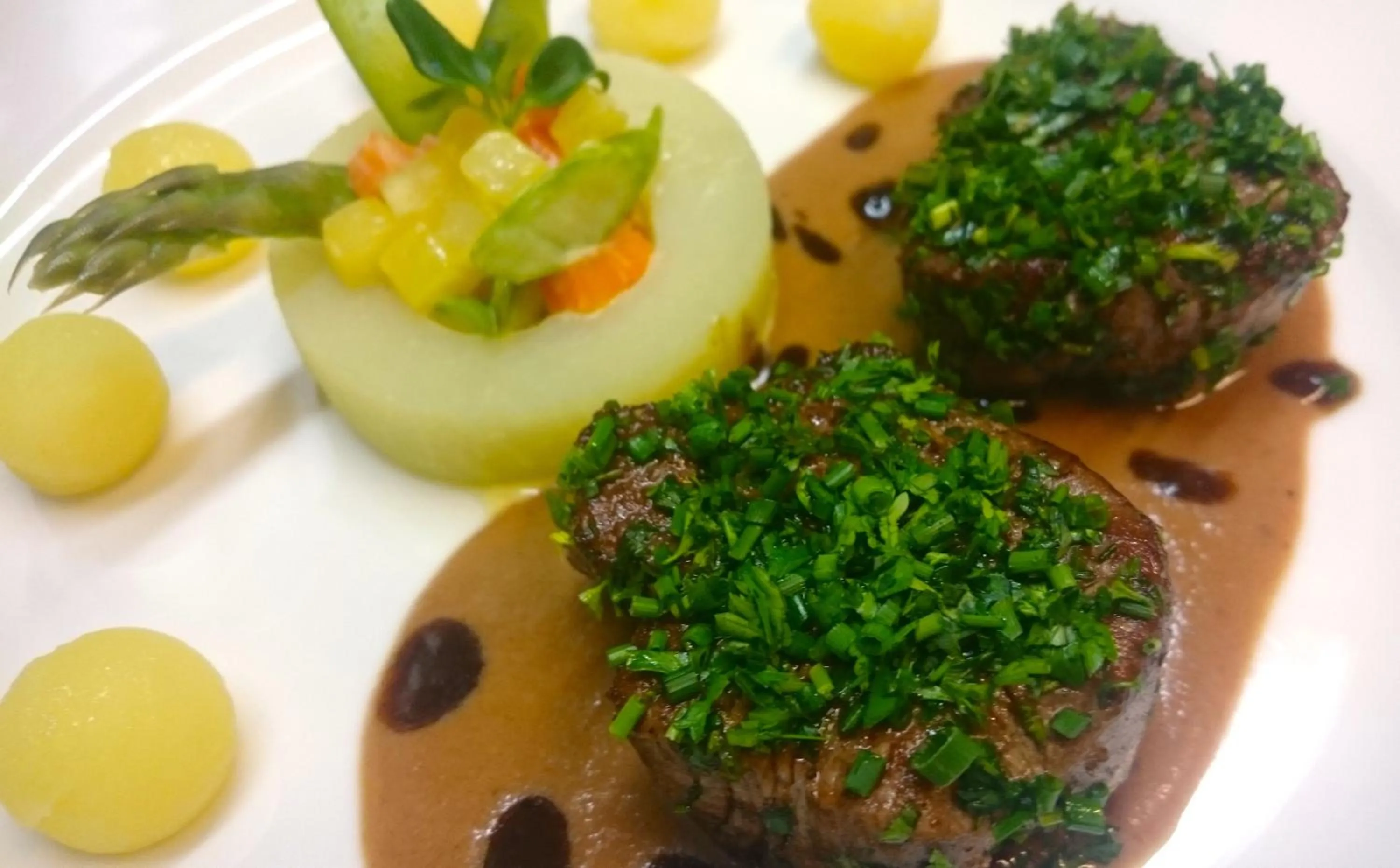 Food close-up in Romantik Hotel Villa Sayn