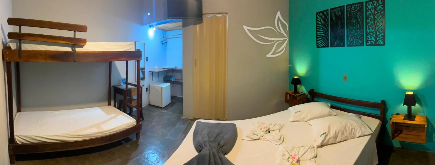 Bed in POUSADA NATIVA