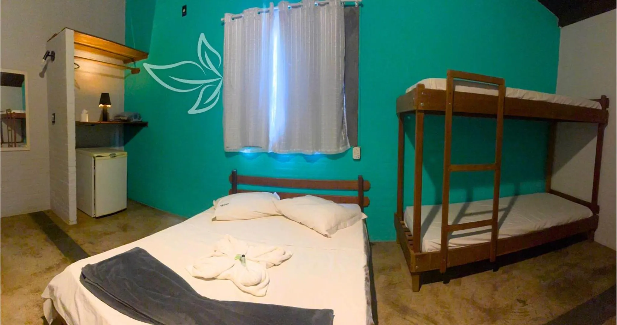 Bed in POUSADA NATIVA