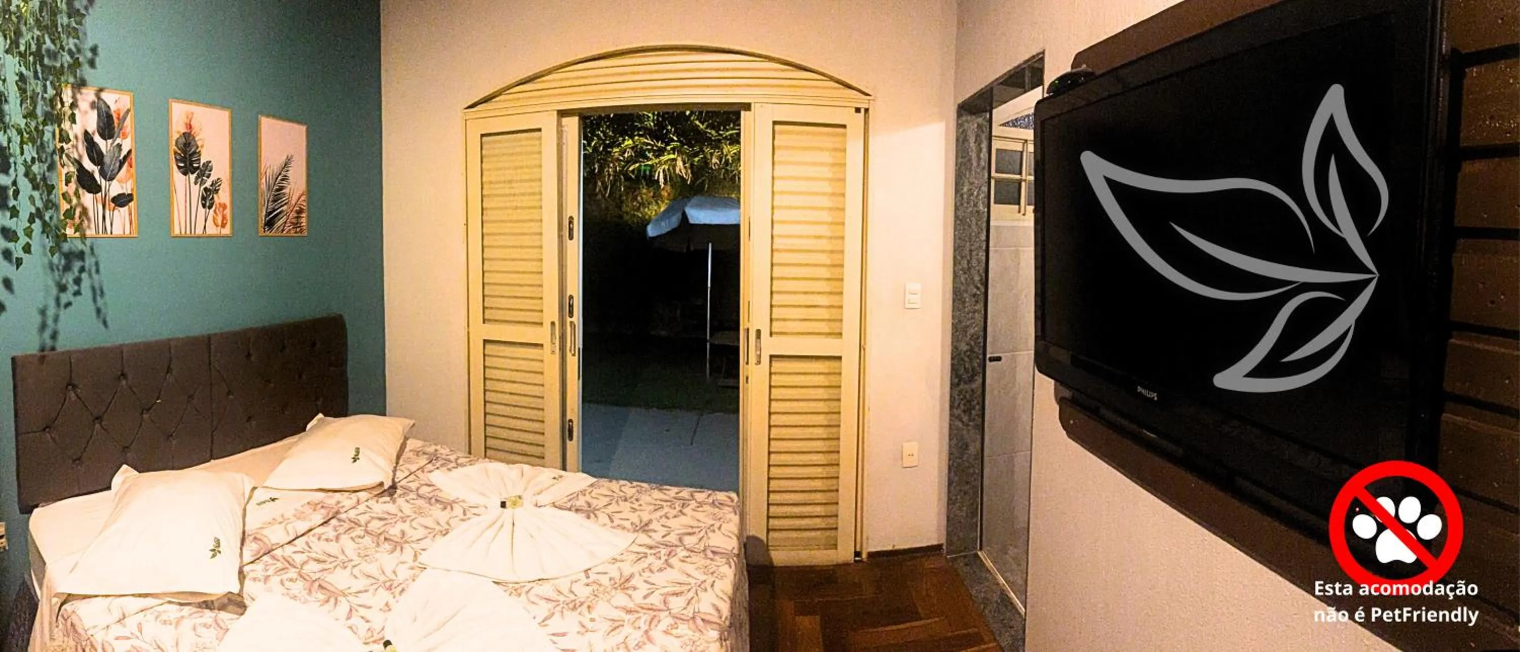 Bed in POUSADA NATIVA