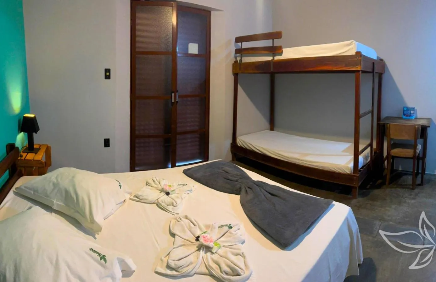 Bed in POUSADA NATIVA