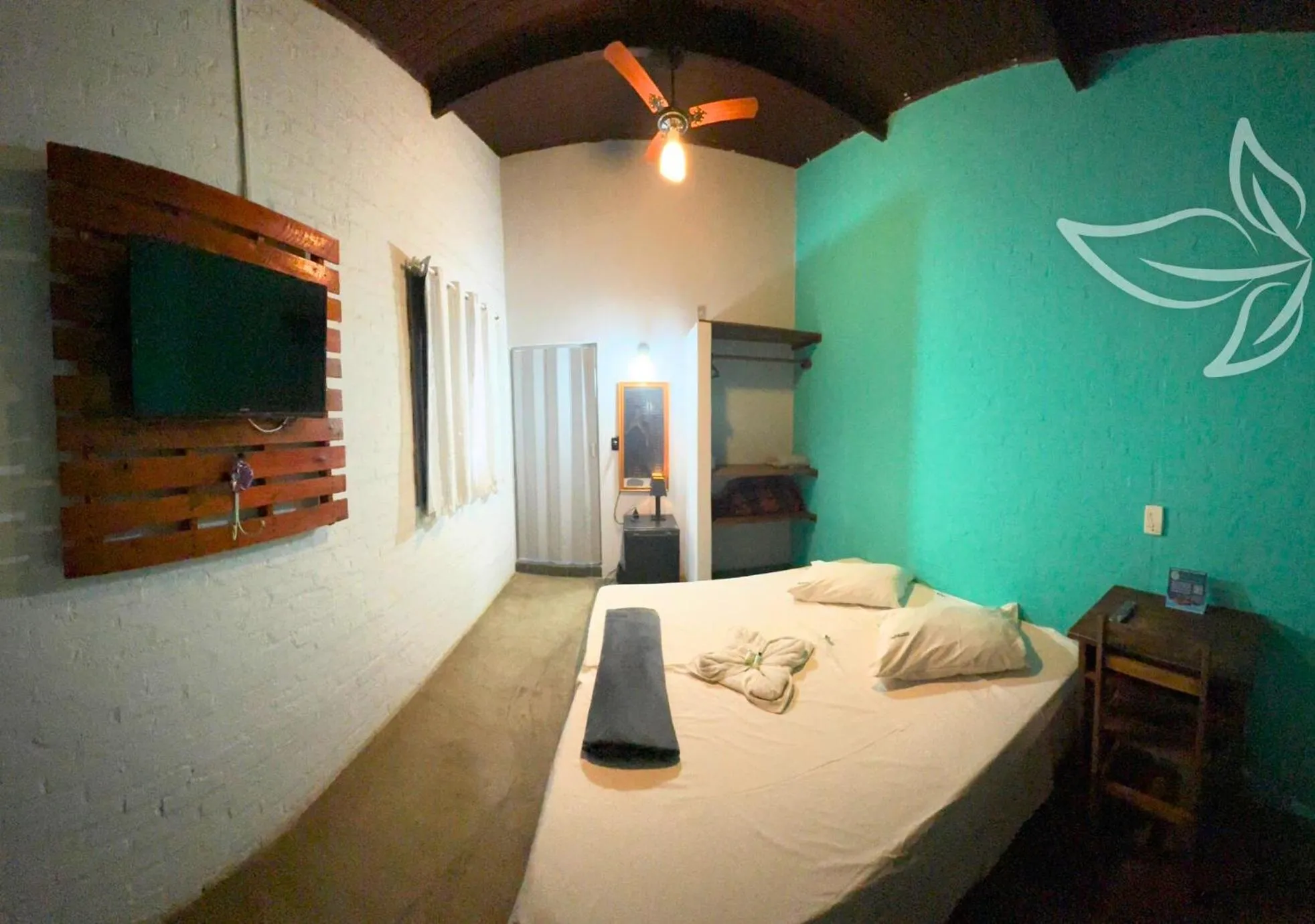 Bed in POUSADA NATIVA