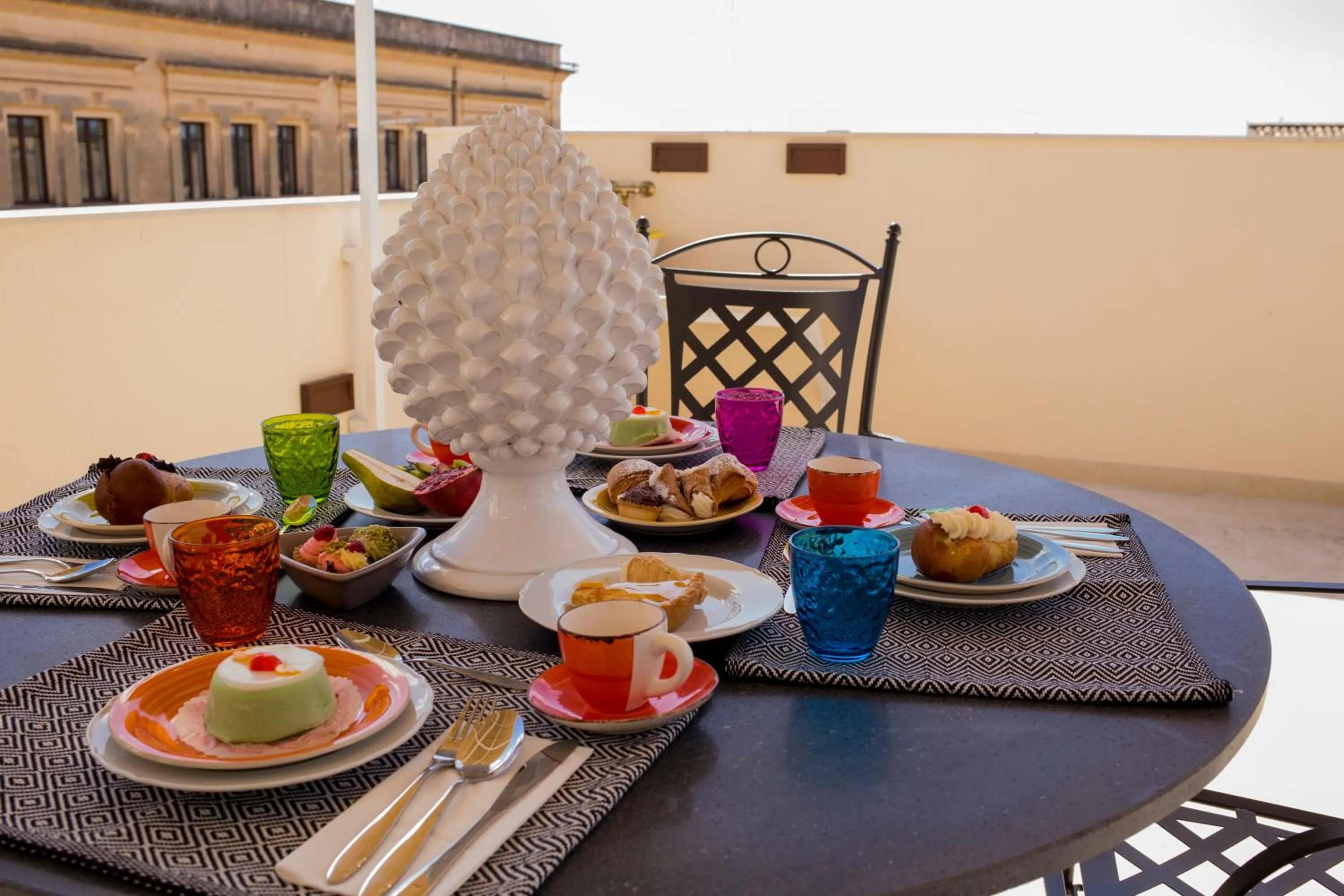 Food and drinks in La Dimora sotto le Stelle