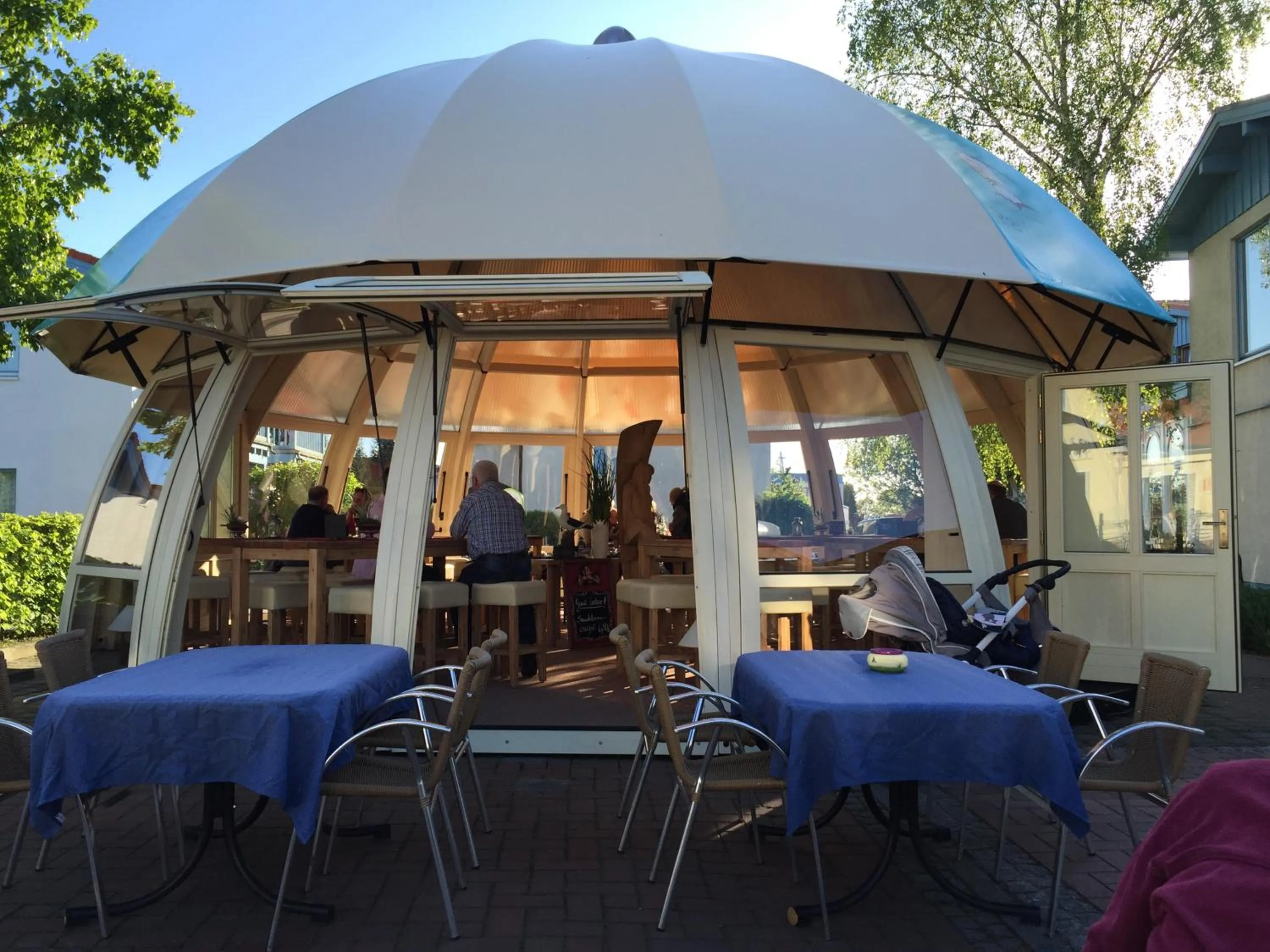 Balcony/Terrace in Hotel & Restaurant Hanse Kogge