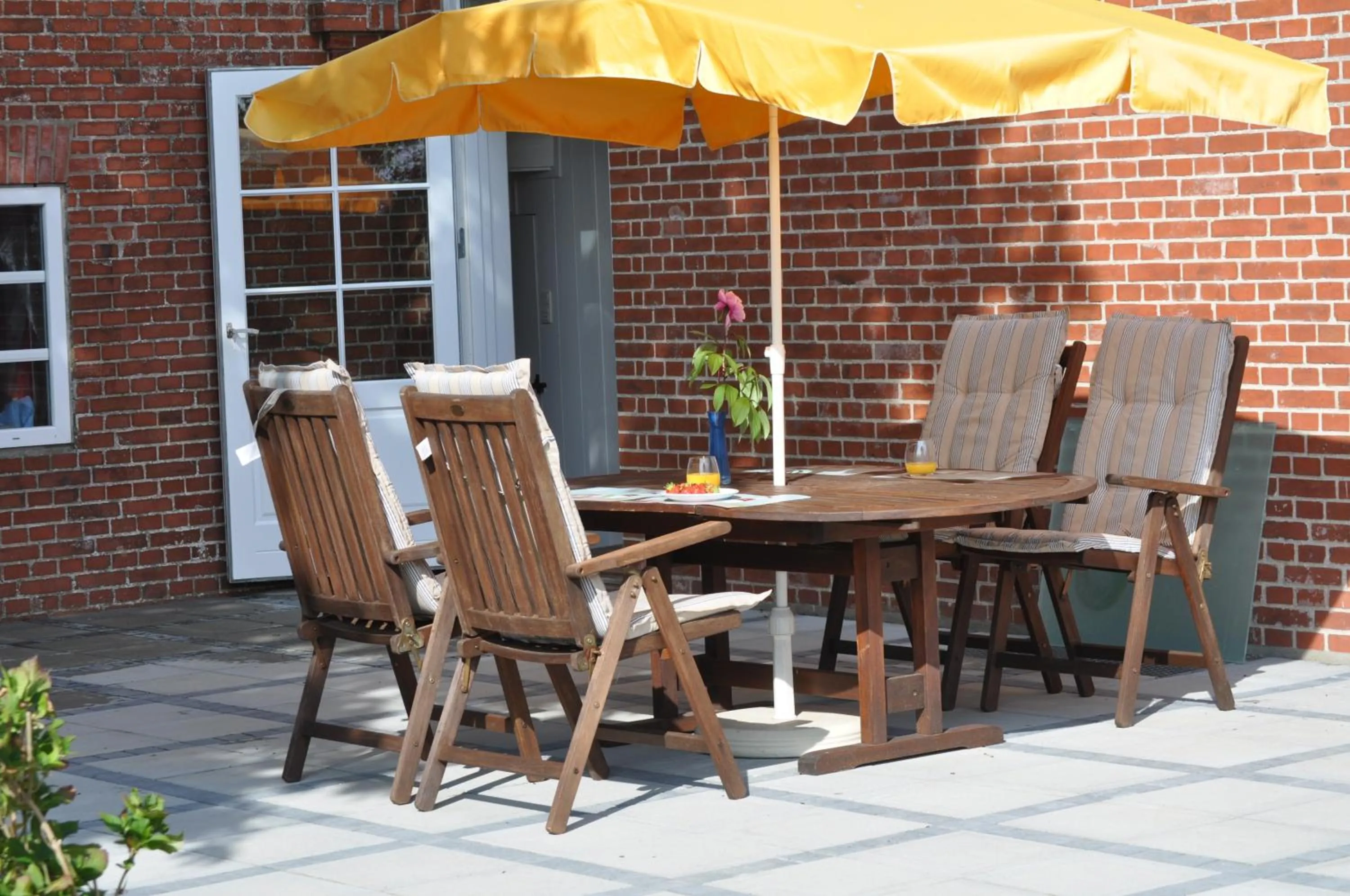 Balcony/Terrace in Bed & Kitchen „Den gamle Skole“ Nr. Sejerslev