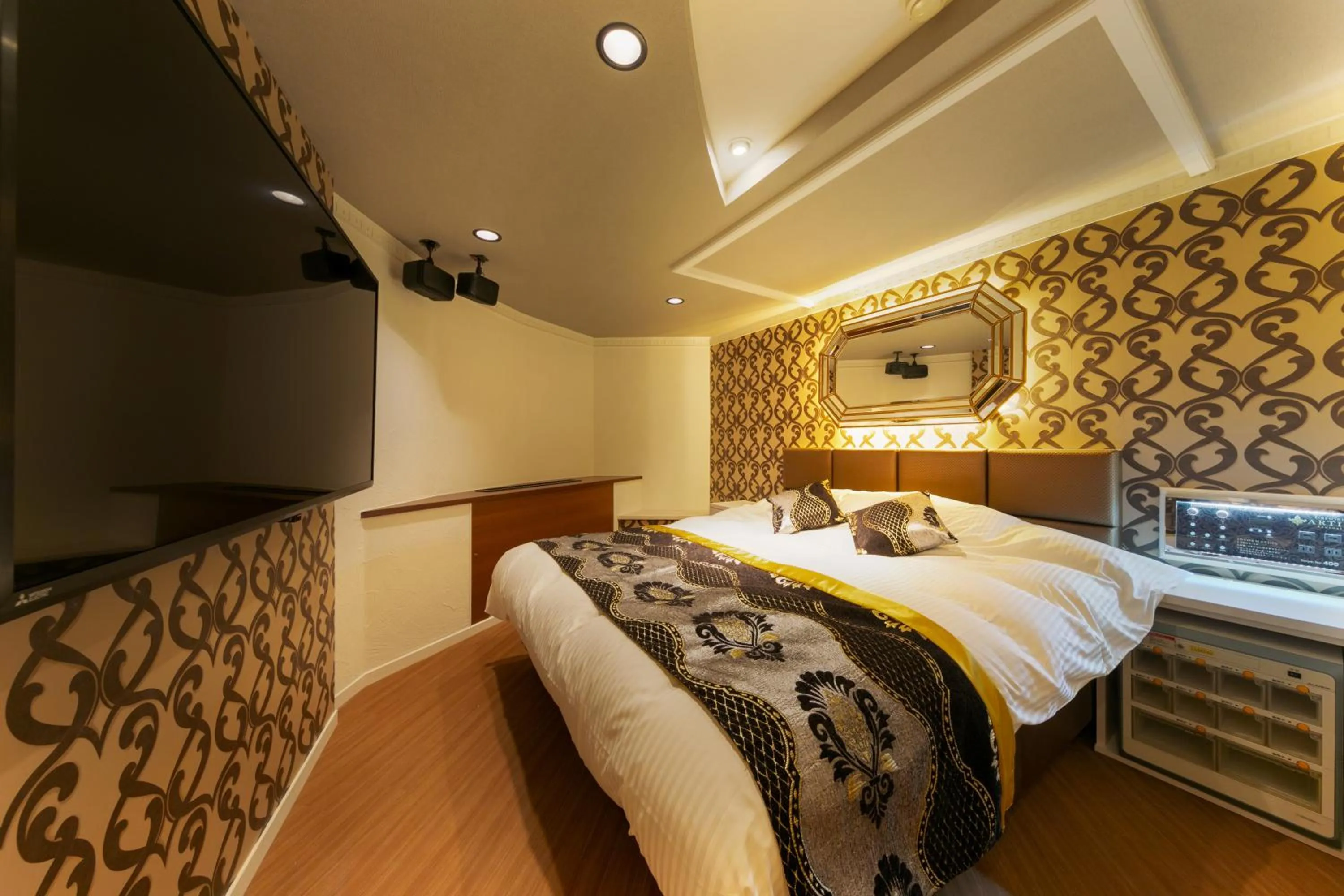 Bed in i RESORT ARTIA Sensual Gifu (Adult Only)