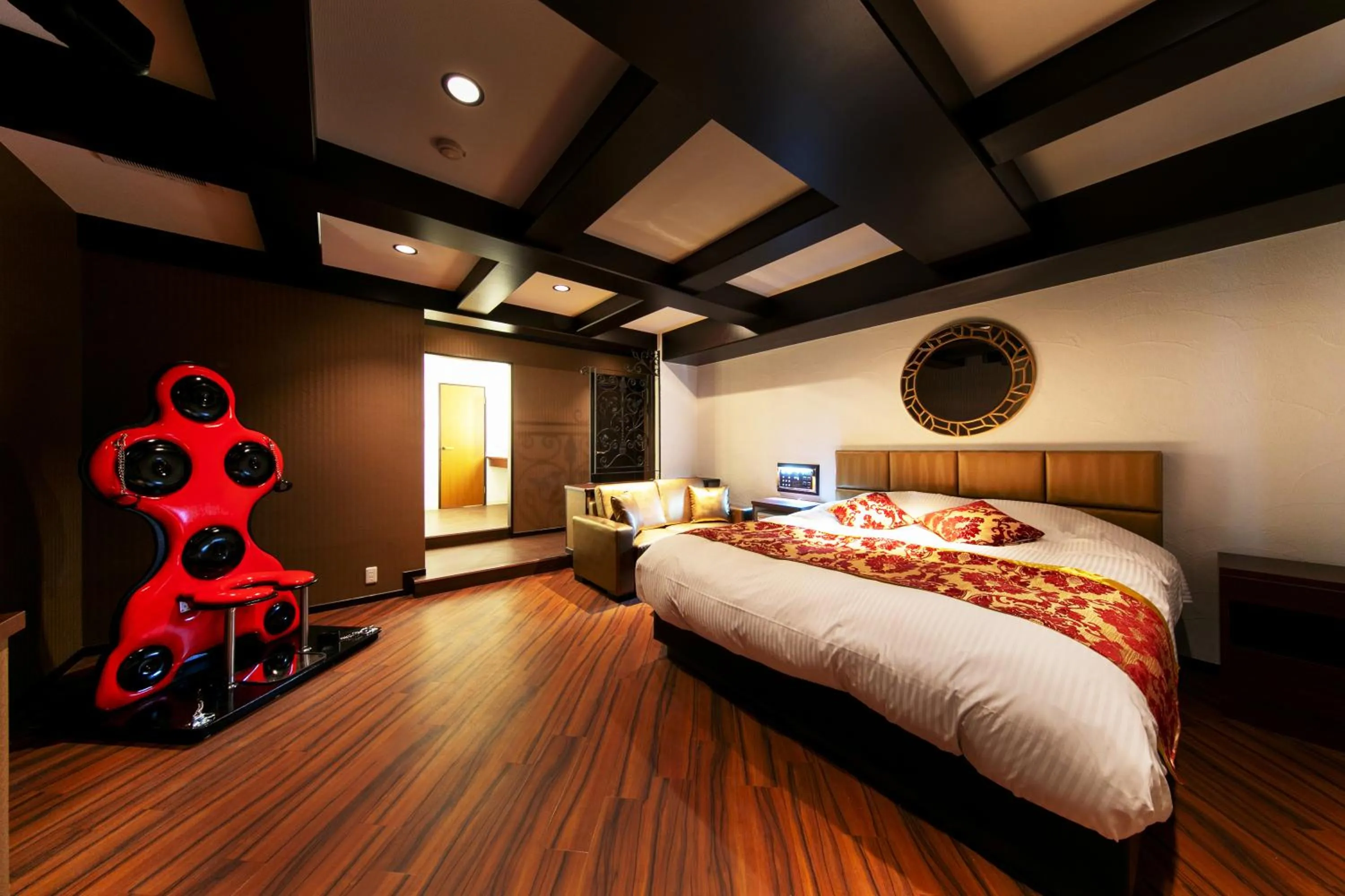 Bed in i RESORT ARTIA Sensual Gifu (Adult Only)