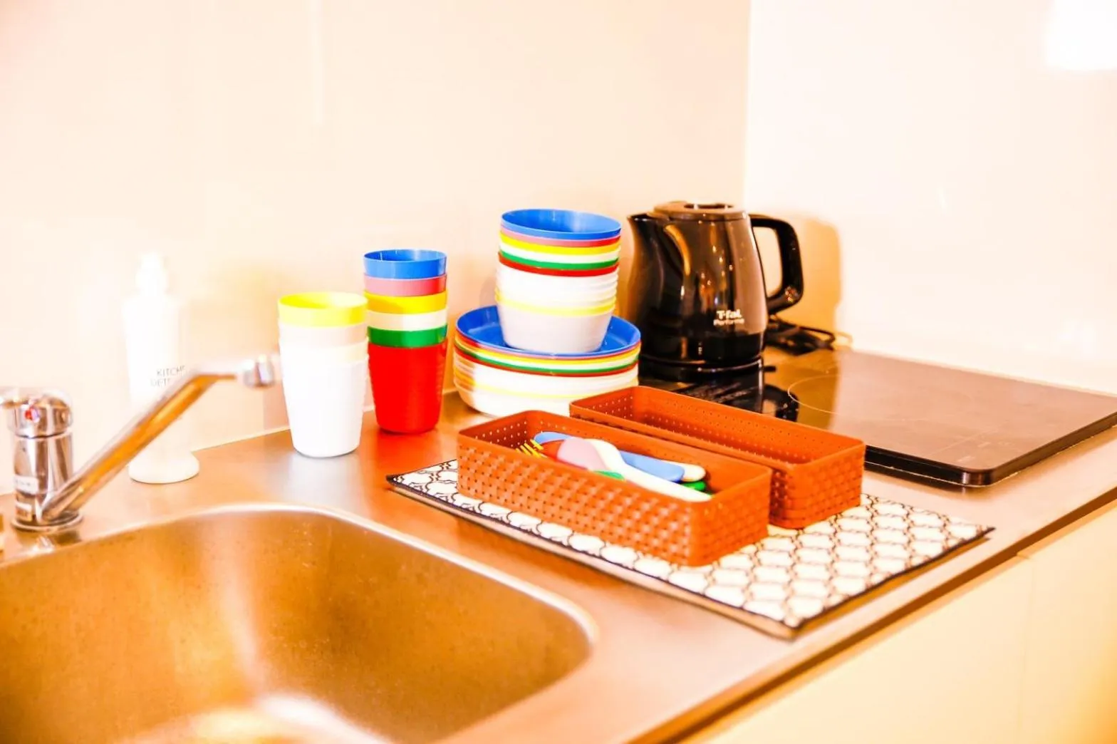 Kitchen or kitchenette in SHIRAHAMA BEACH GARDEN