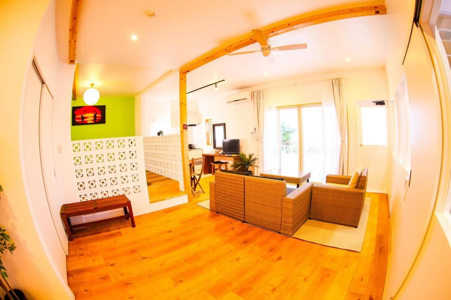 Living room in SHIRAHAMA BEACH GARDEN