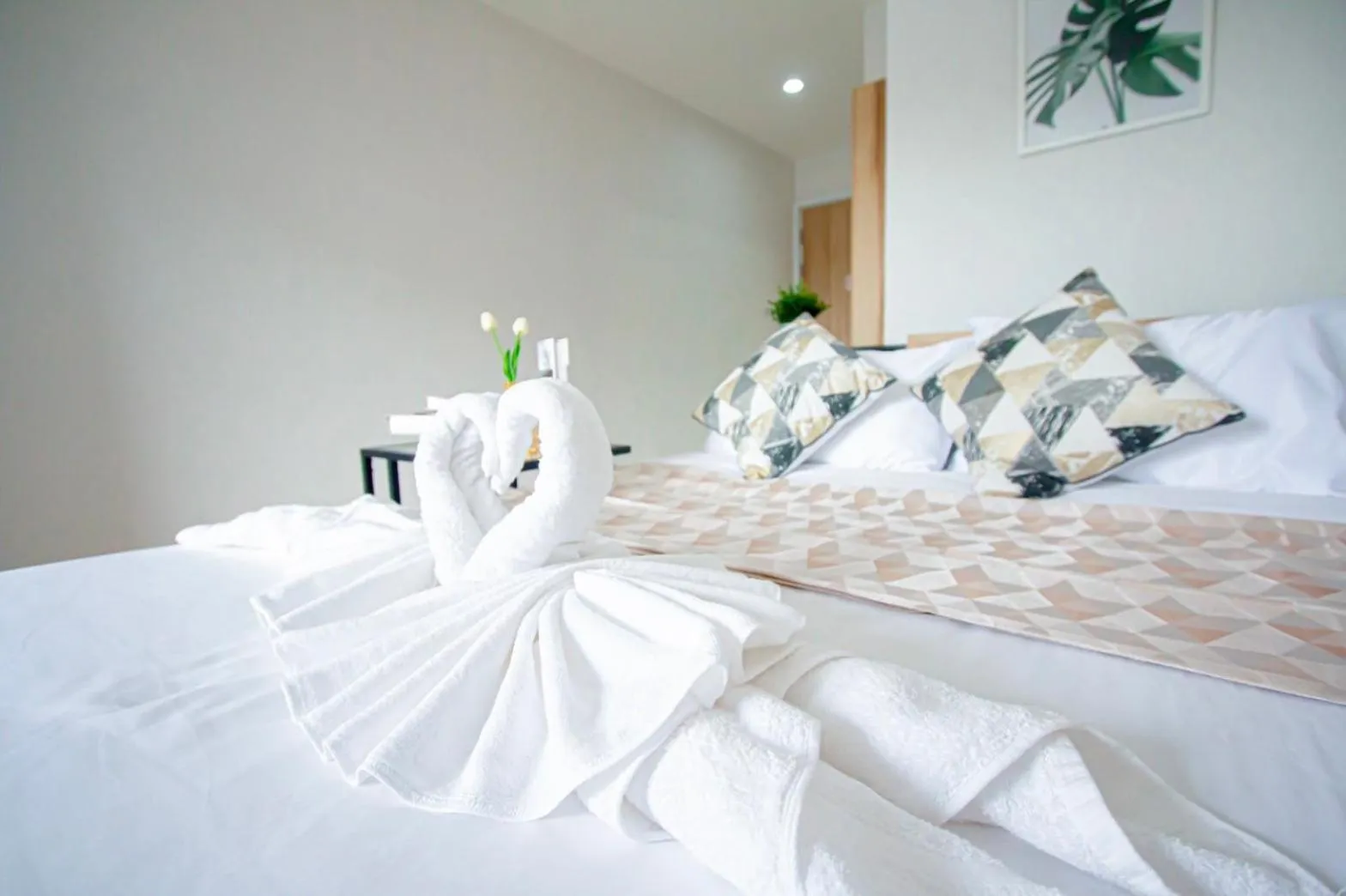 Photo of the whole room, Bed in ATC Residence