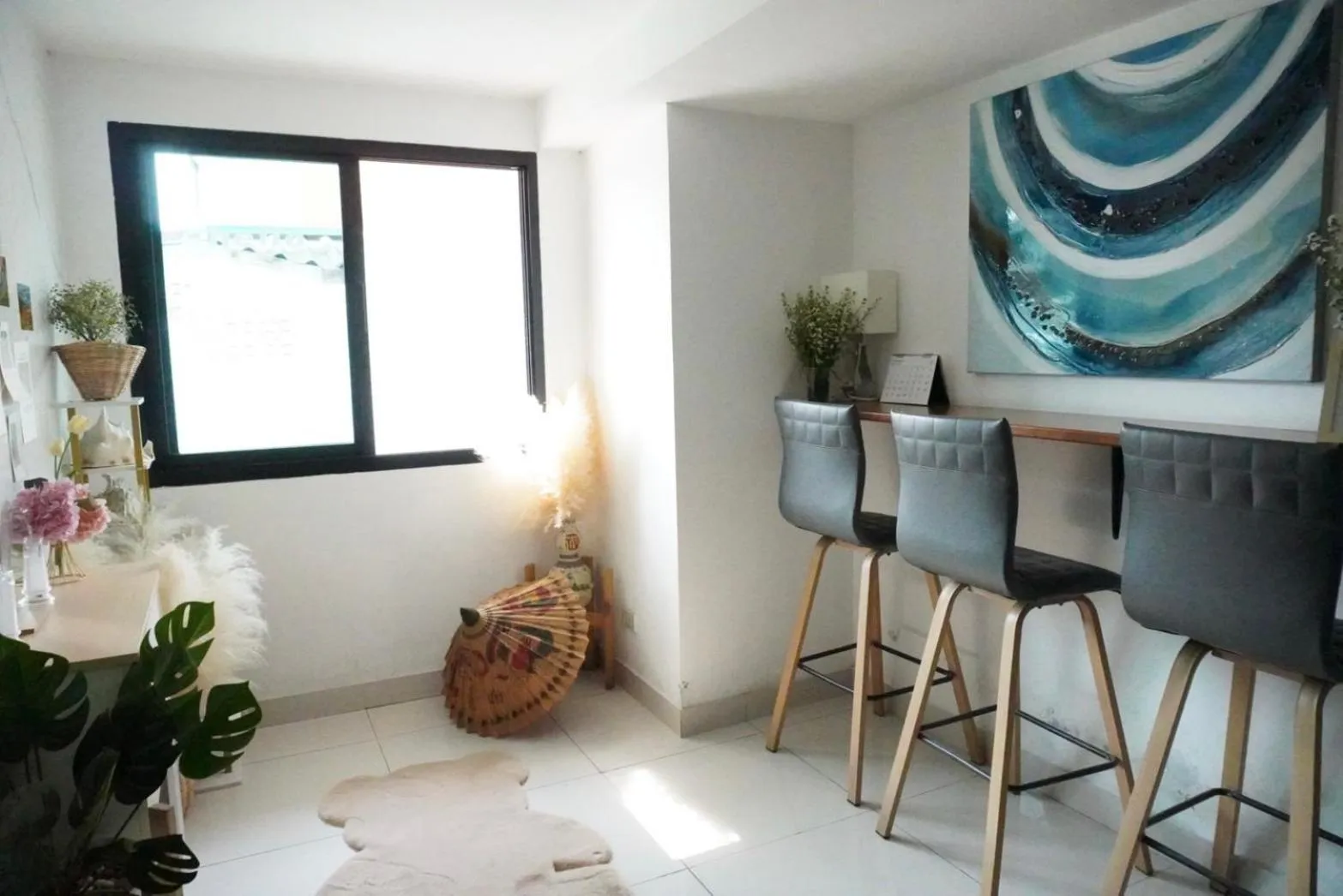 Seating area in ATC Residence