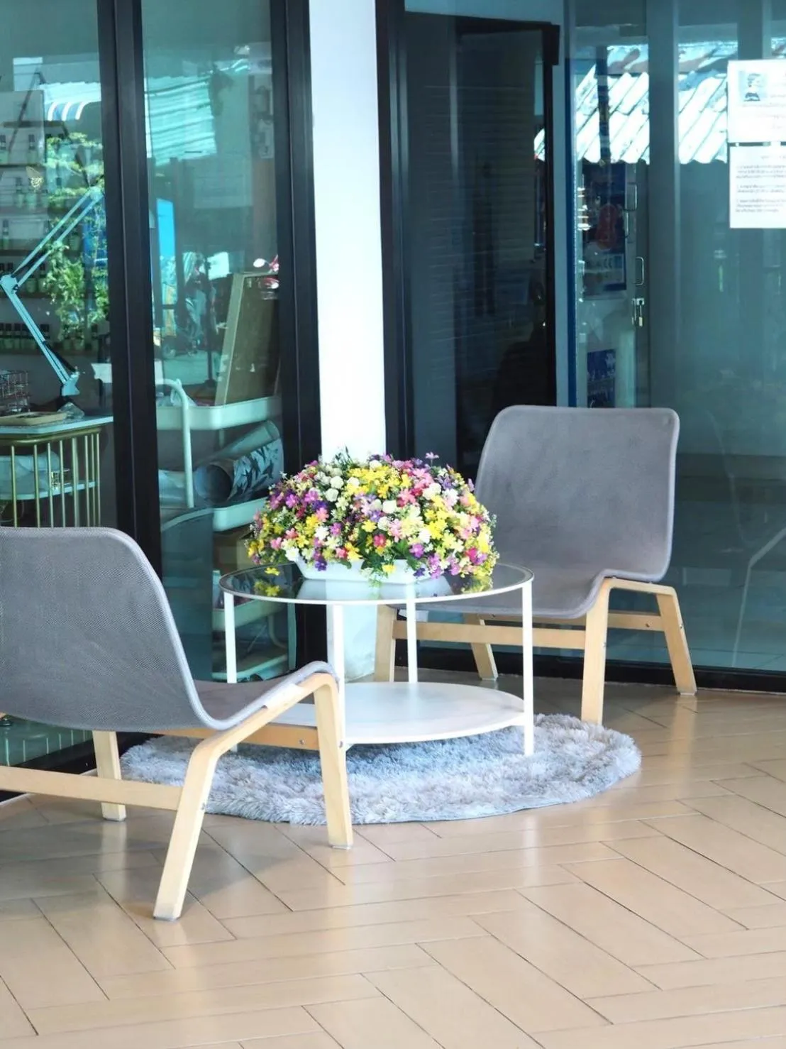 Seating area in ATC Residence